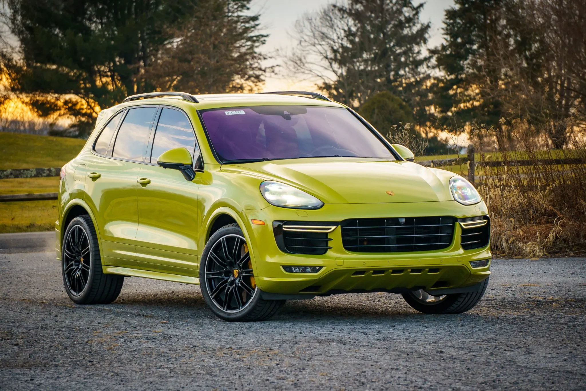 2016 Porsche Cayenne Turbo S in Peridot Metallic