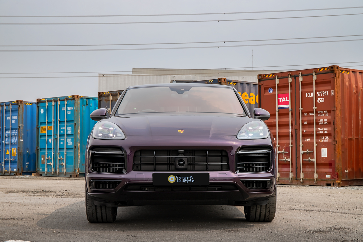 2022 Porsche Cayenne Coupe E-Hybrid Platinum Edition in Merlin Purple Metallic