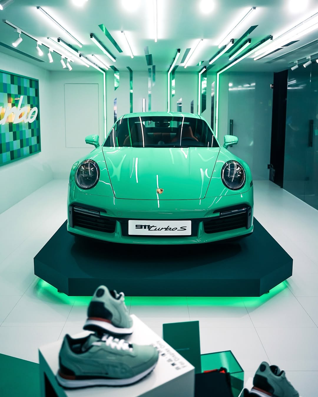 2024 Porsche 911 Turbo S in Lighter Green