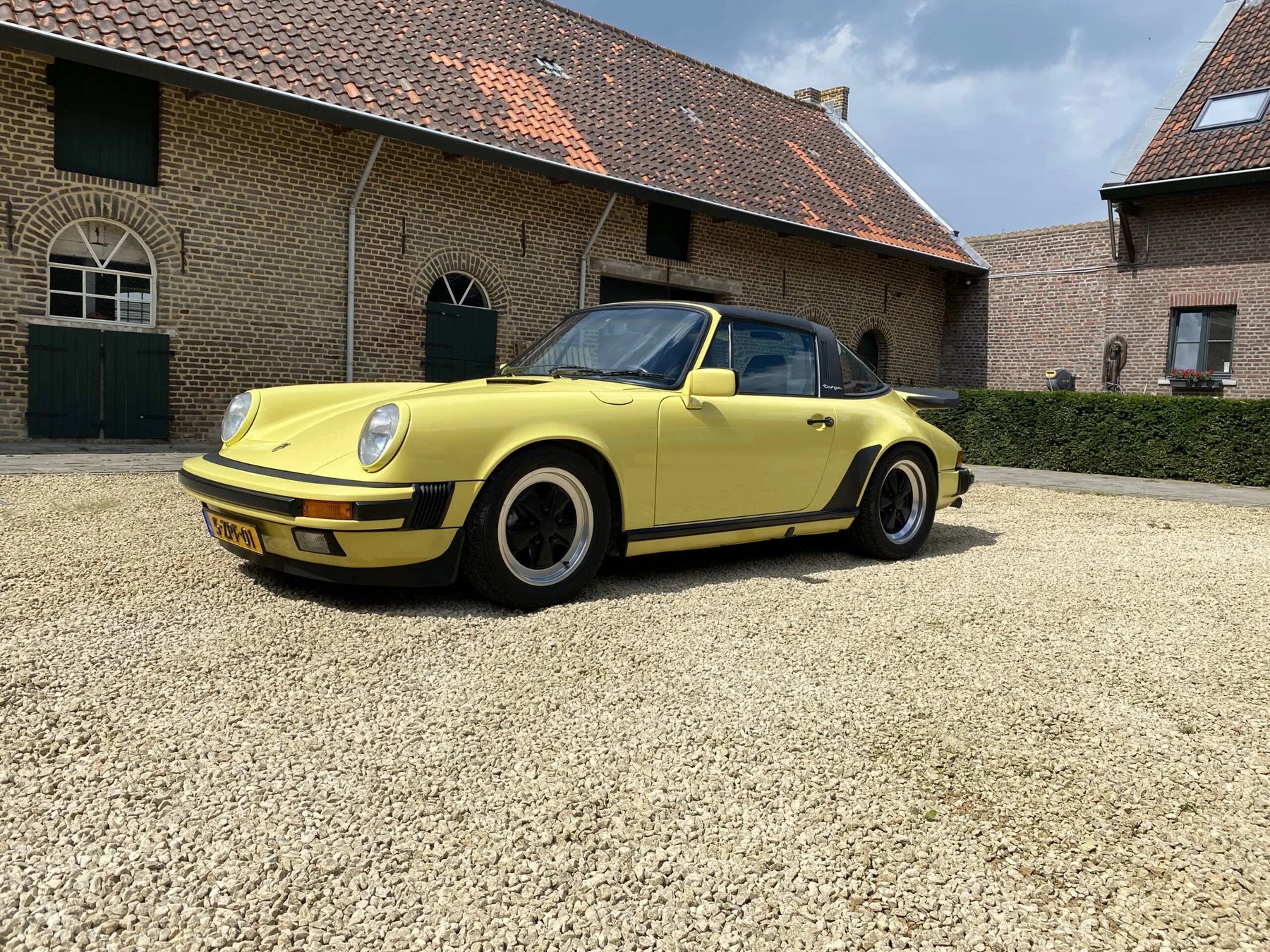 1988 Porsche 911 Targa in Lime Yellow