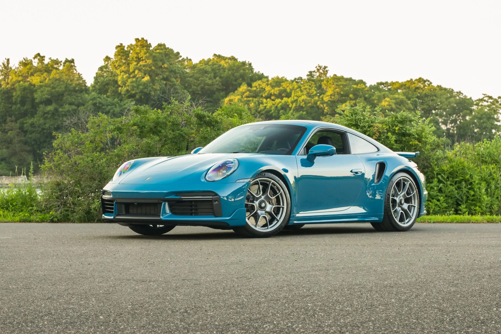 2022 Porsche 911 Turbo S Coupe in Oslo Blue
