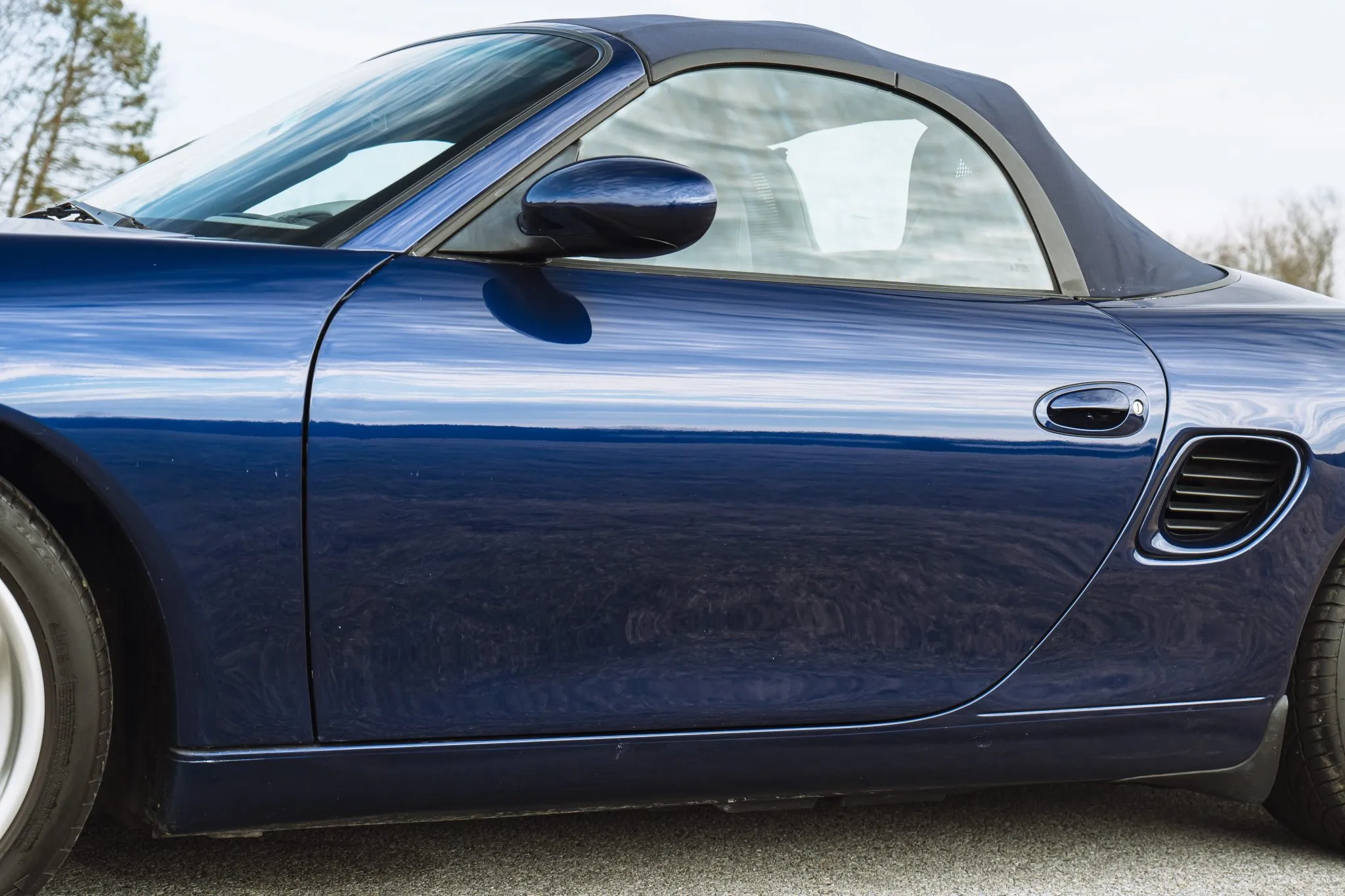 1999 Porsche Boxster in Iris Blue Metallic