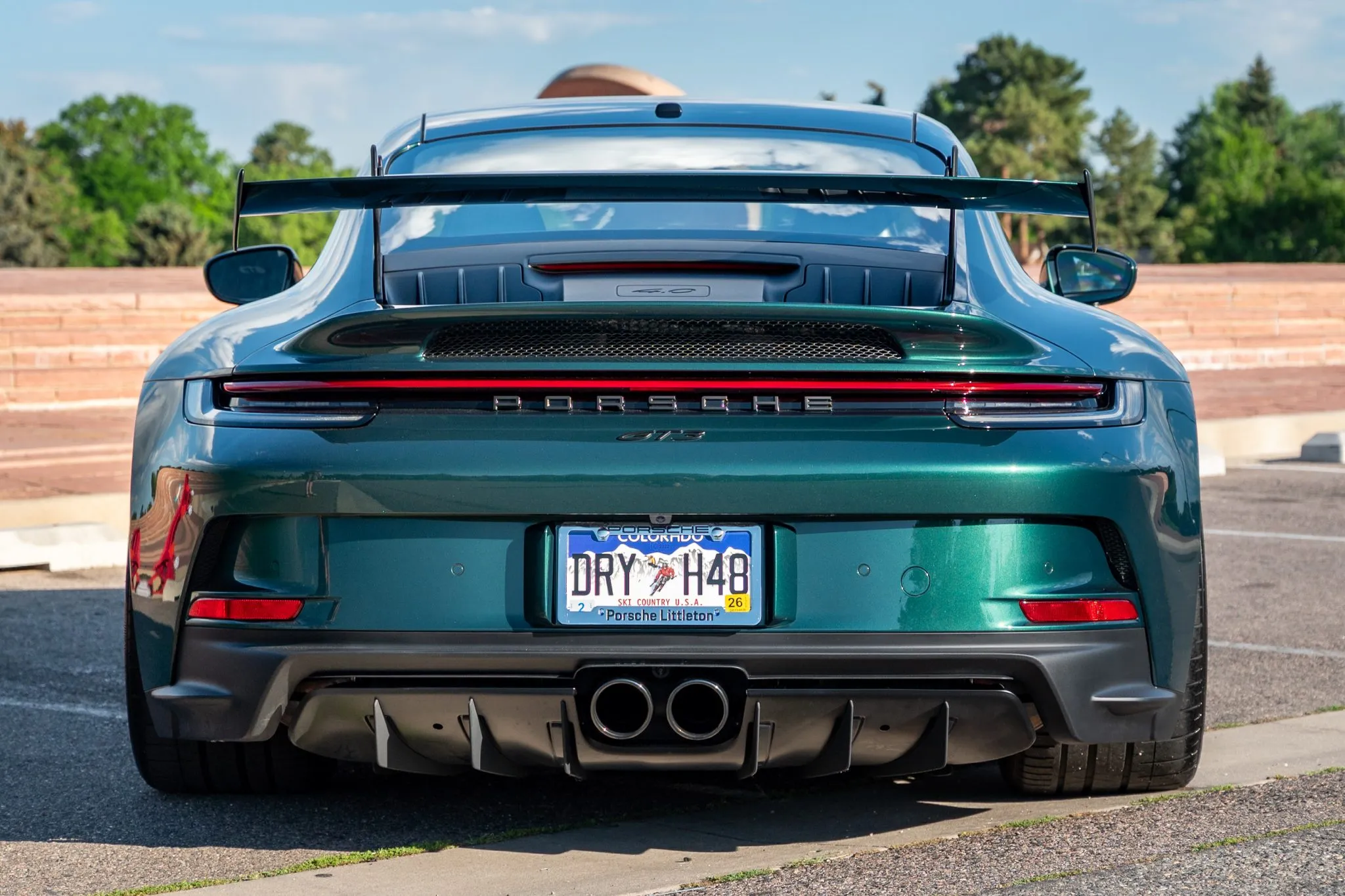 2022 Porsche 911 GT3 in Racing Green Metallic
