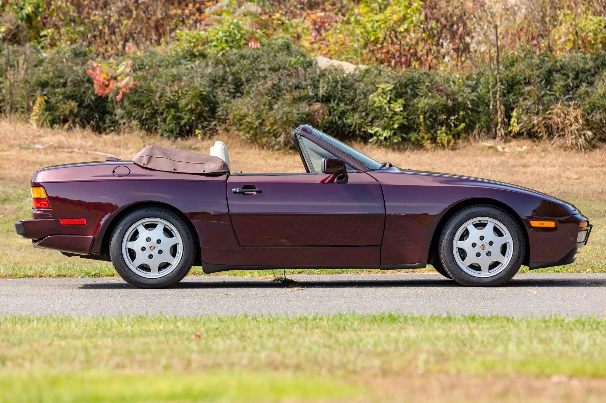 1990 Porsche 944 S2 Cabriolet in Cyclamen Red Pearl