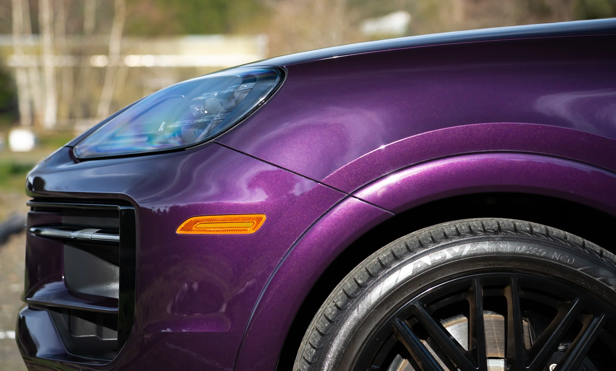 2024 Porsche Cayenne S in Merlin Purple Metallic