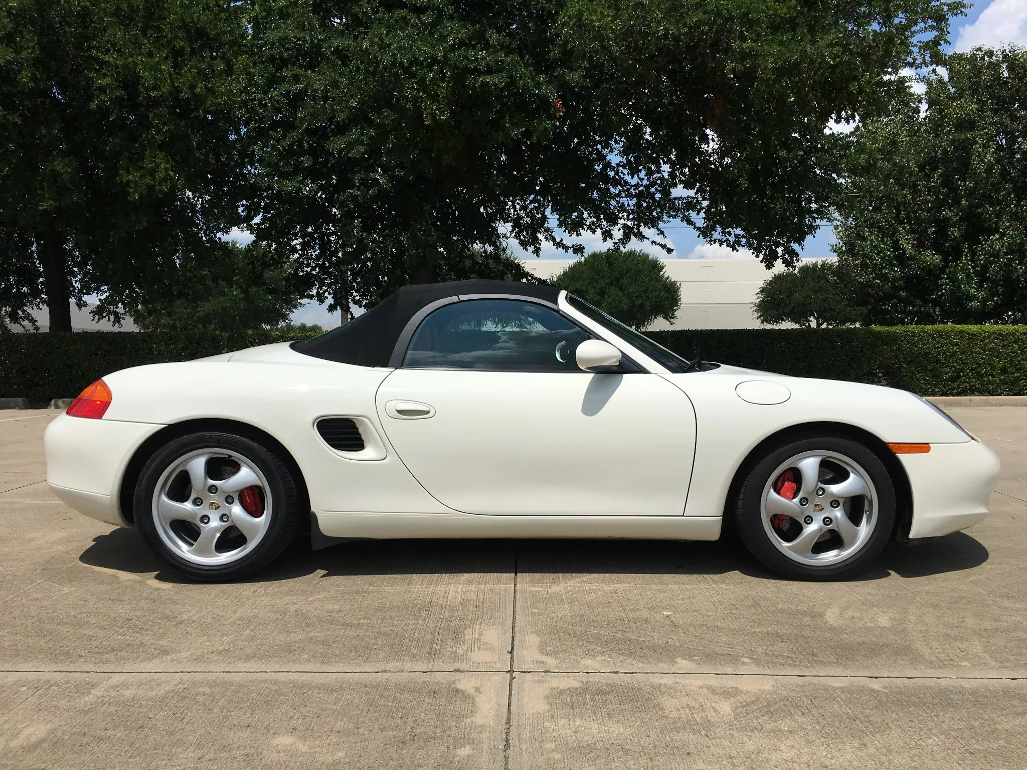 2000 Porsche Boxster S in Biarritz White
