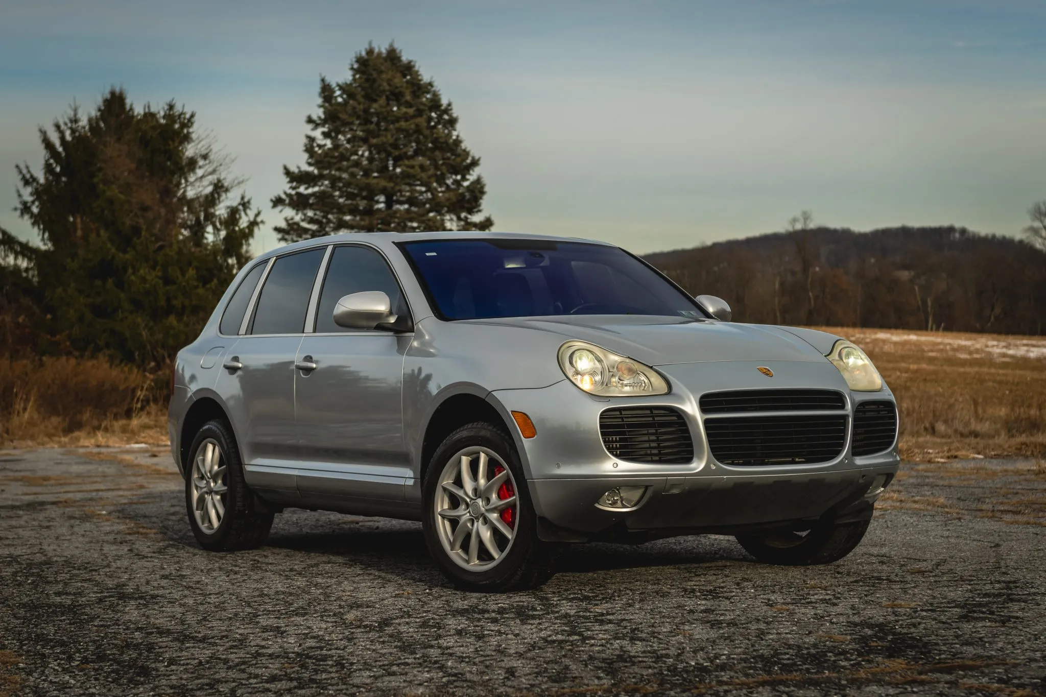 2004 Porsche Cayenne Turbo in Crystal Silver Metallic