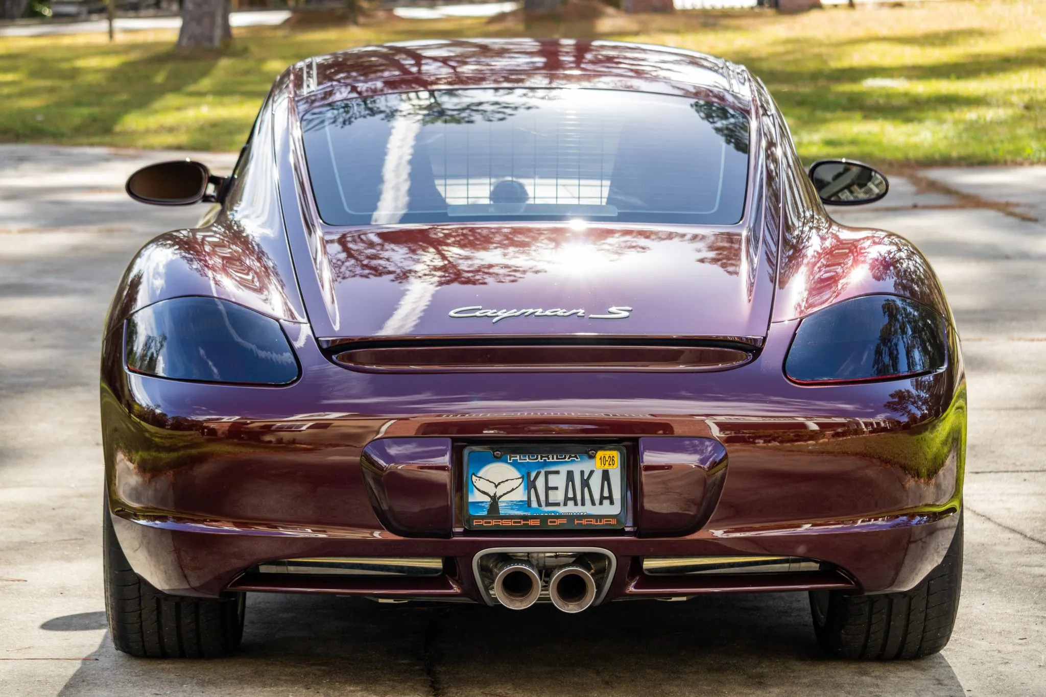 2007 Porsche Cayman S in Carmon Red Metallic
