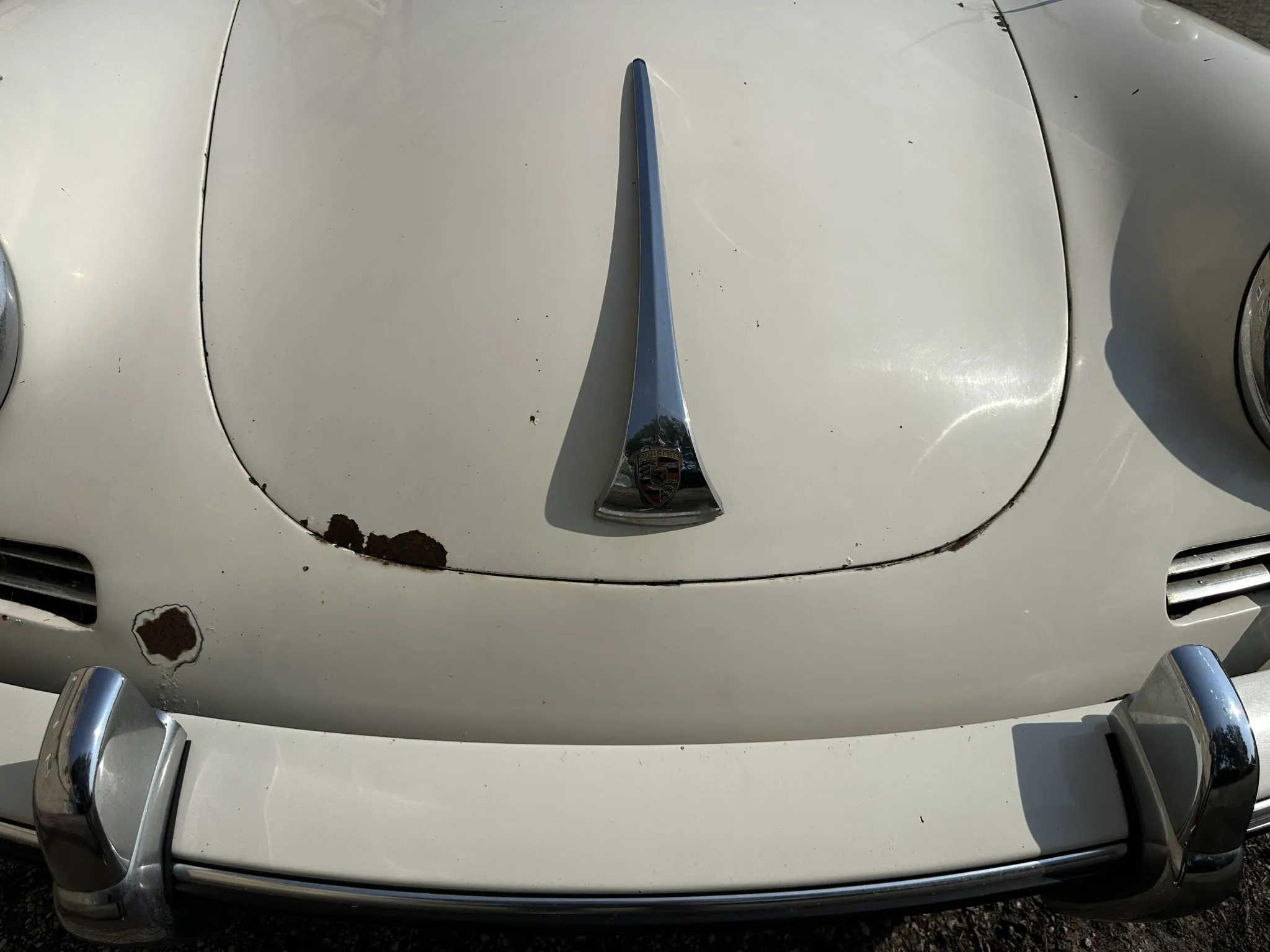 1965 Porsche 356C Cabriolet in Ivory White