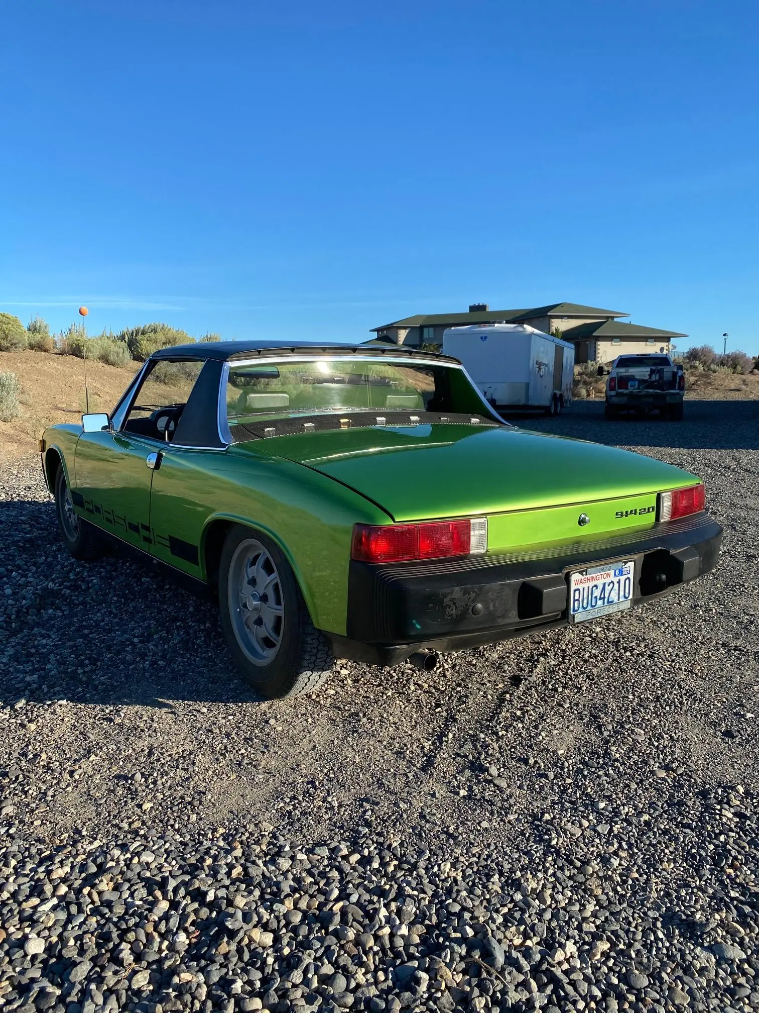 1976 Porsche 914 2.0 in Lime Green