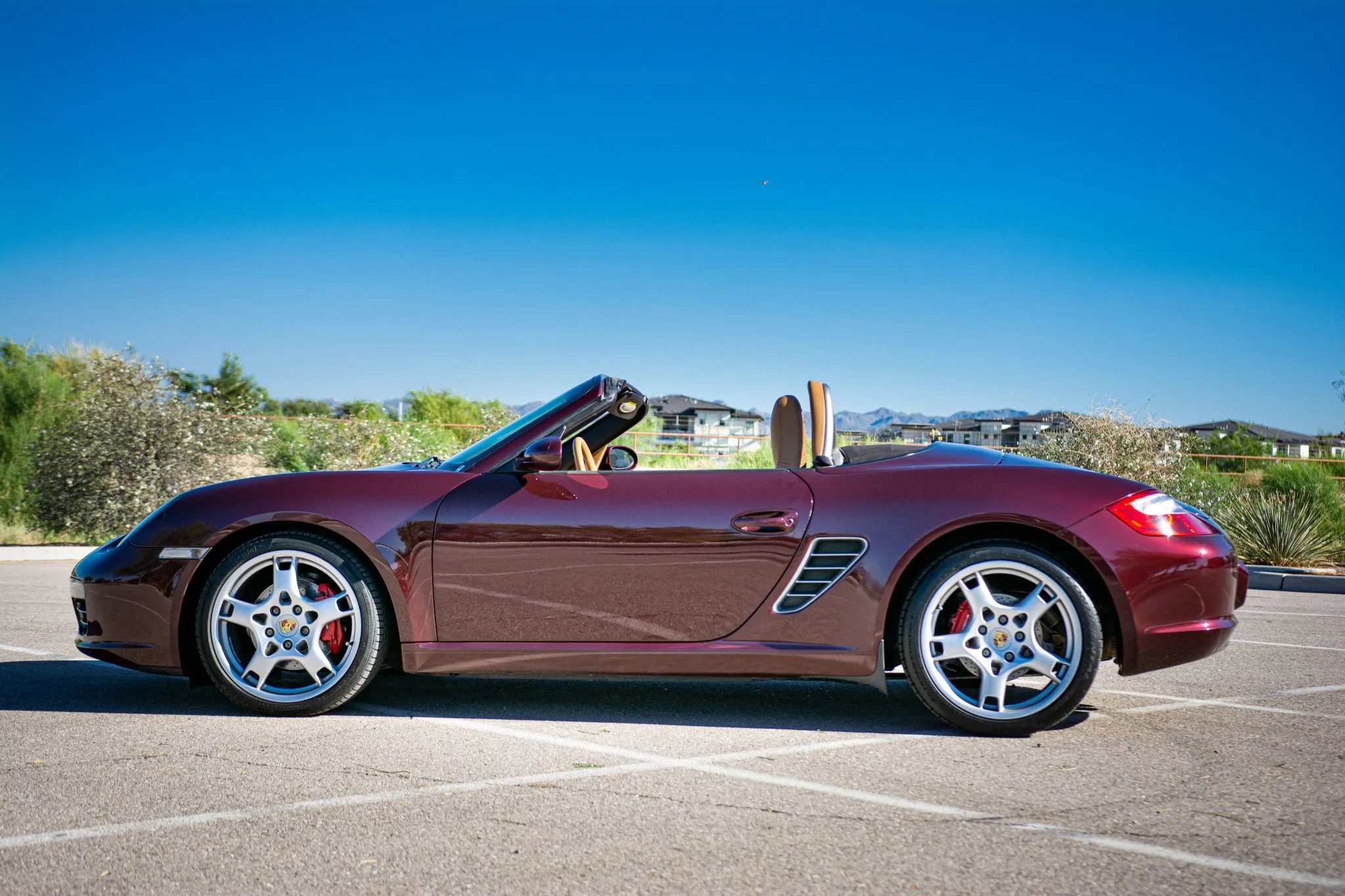 2006 Porsche Boxster S in Carmon Red Metallic