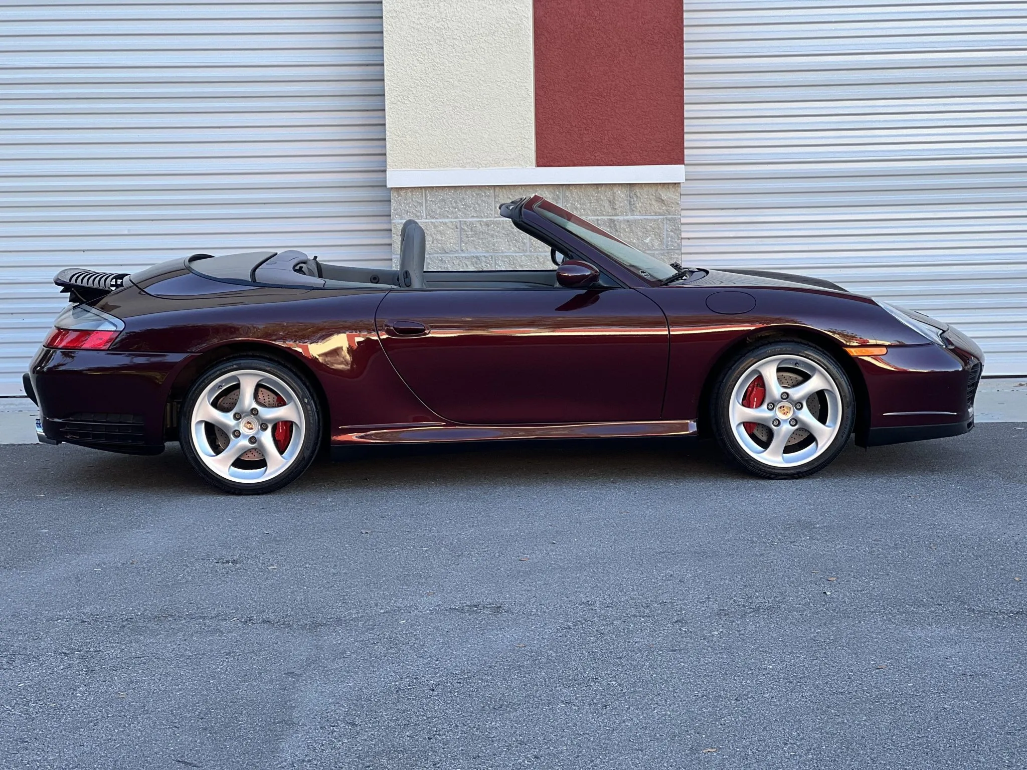 2004 Porsche 911 Carrera 4S Cabriolet in Carmon Red Metallic