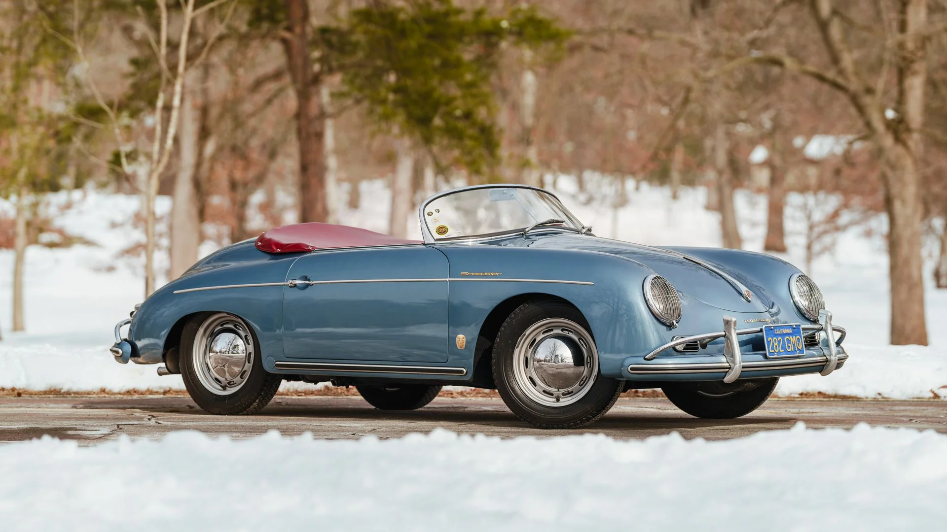  1957 Porsche 356 A 1600 Speedster in Aquamarine Blue