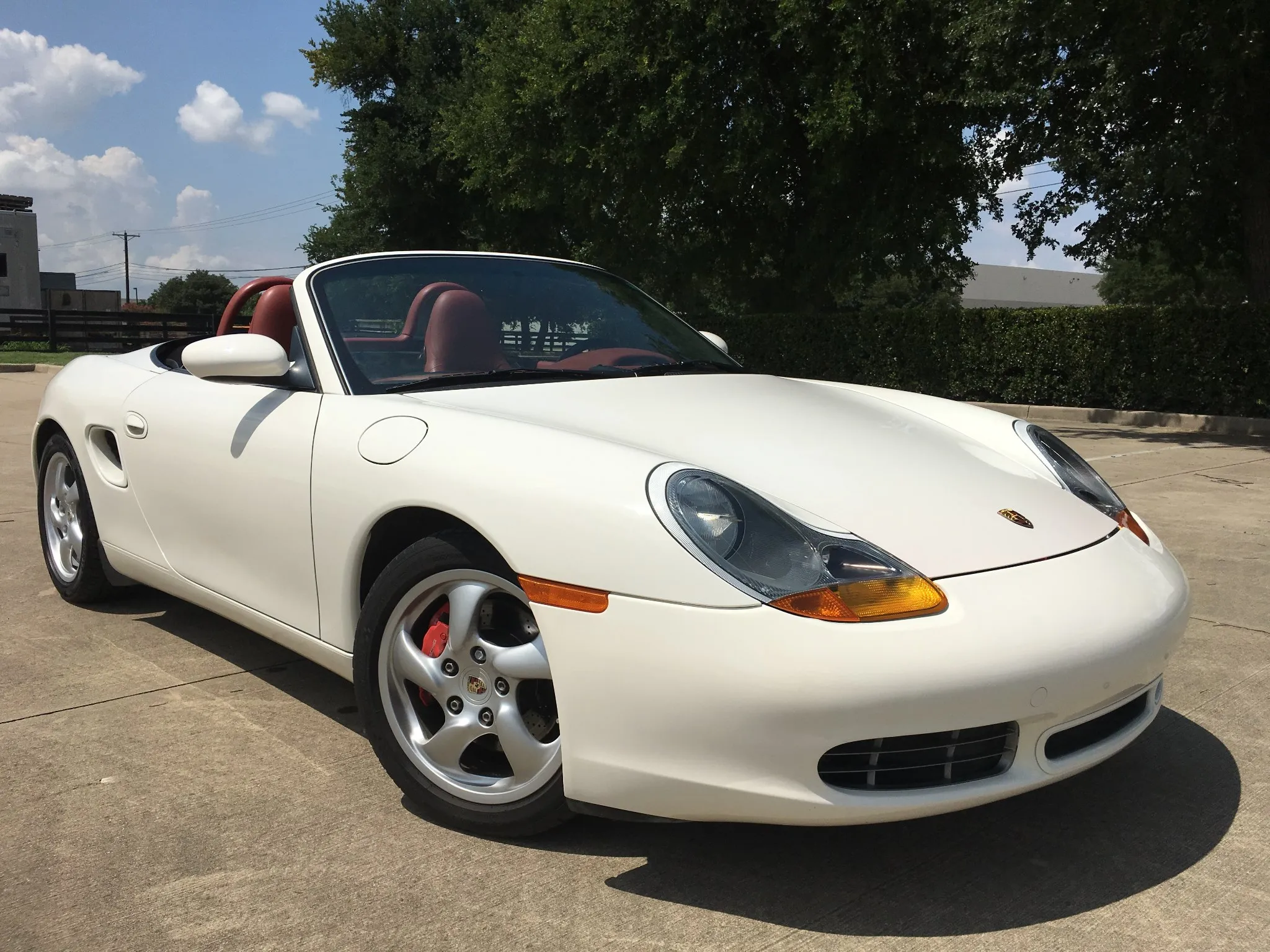 2000 Porsche Boxster S in Biarritz White