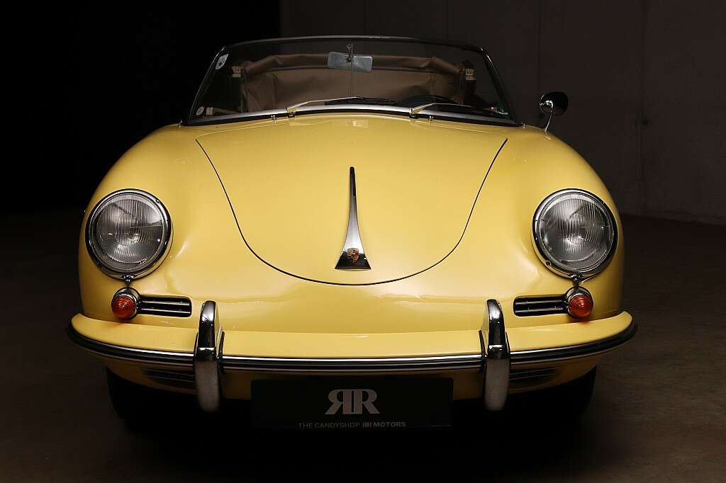 1961 Porsche 356 B 1600 Super Roadster in Condor Yellow