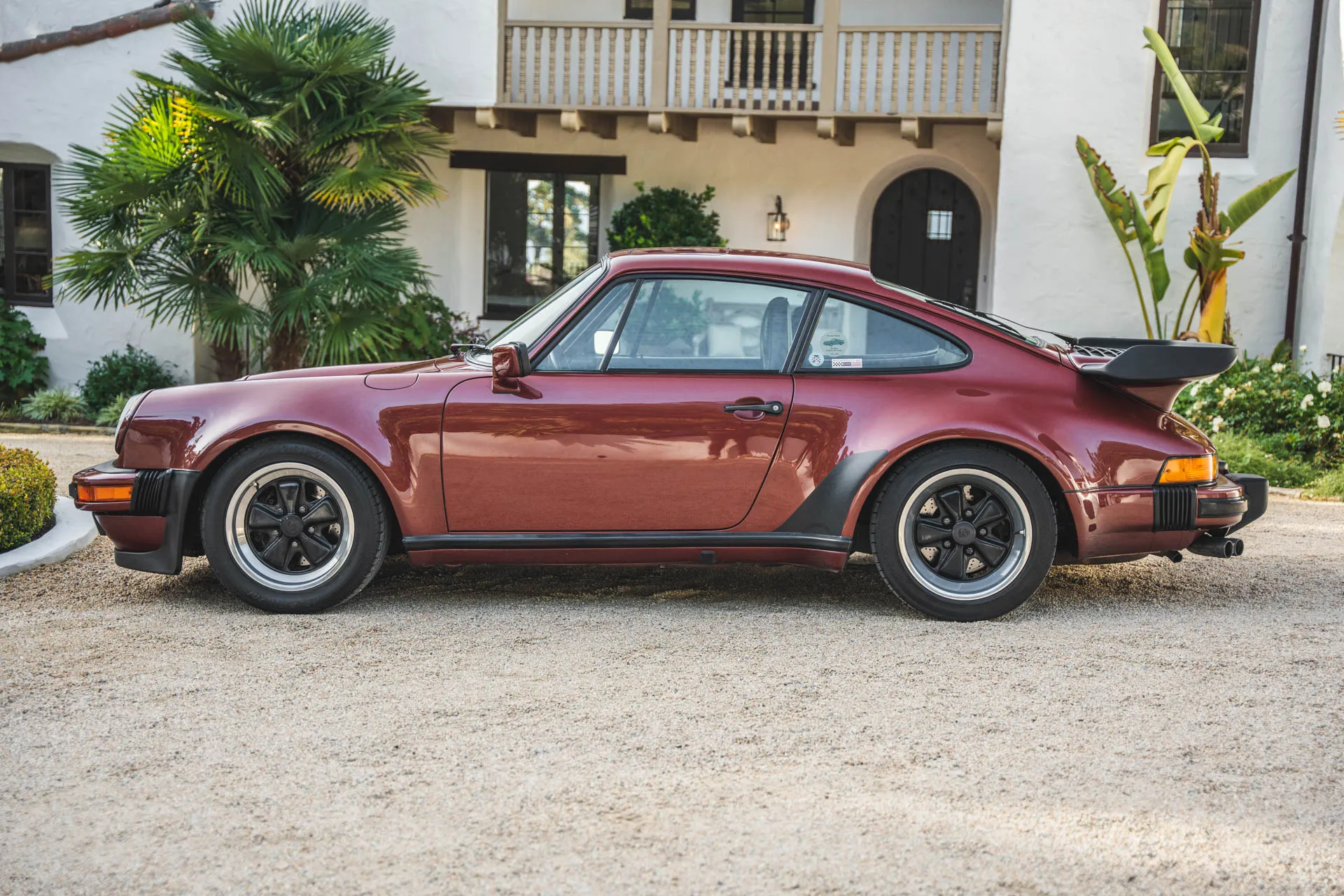 1986 Porsche 911 Turbo Coupe in Garnet Red Metallic
