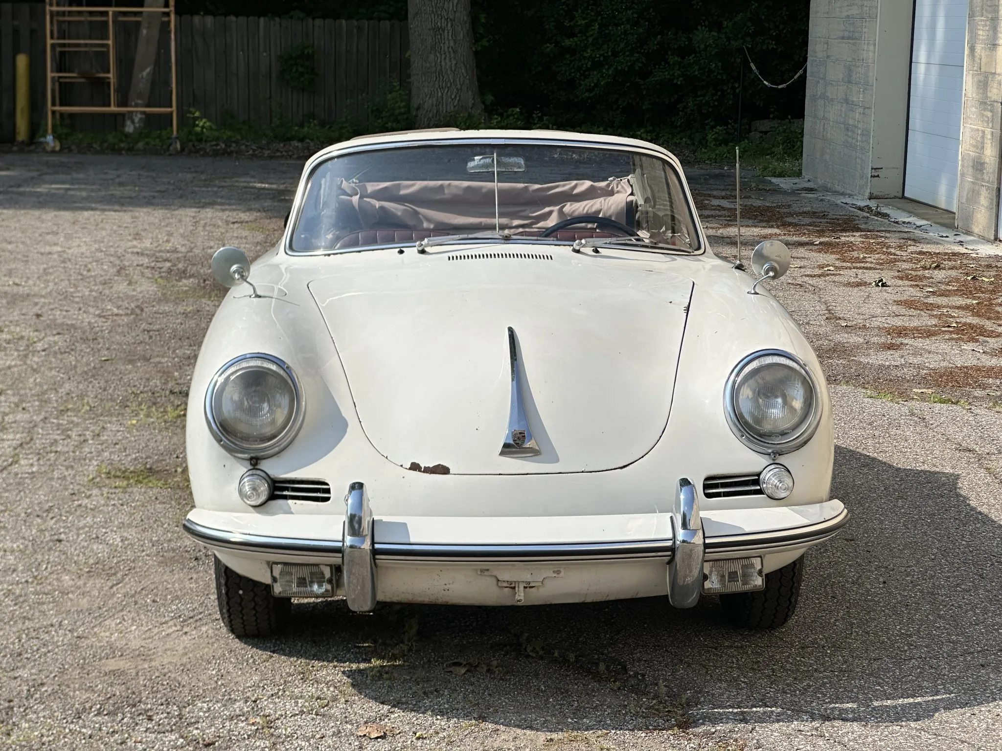 1965 Porsche 356C Cabriolet in Ivory White