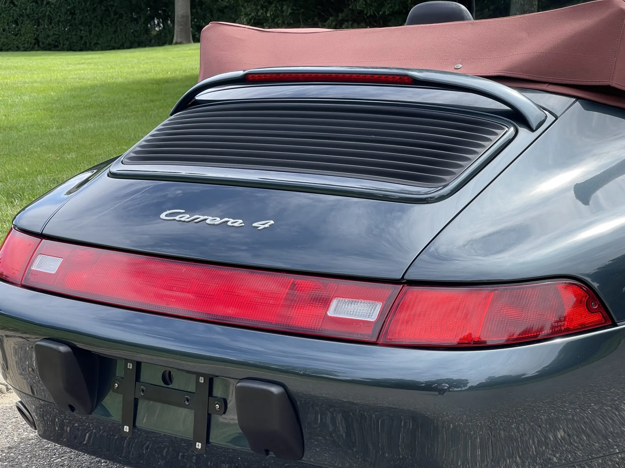 1995 Porsche 911 Carrera 4 Cabriolet in Aventurine Green Metallic