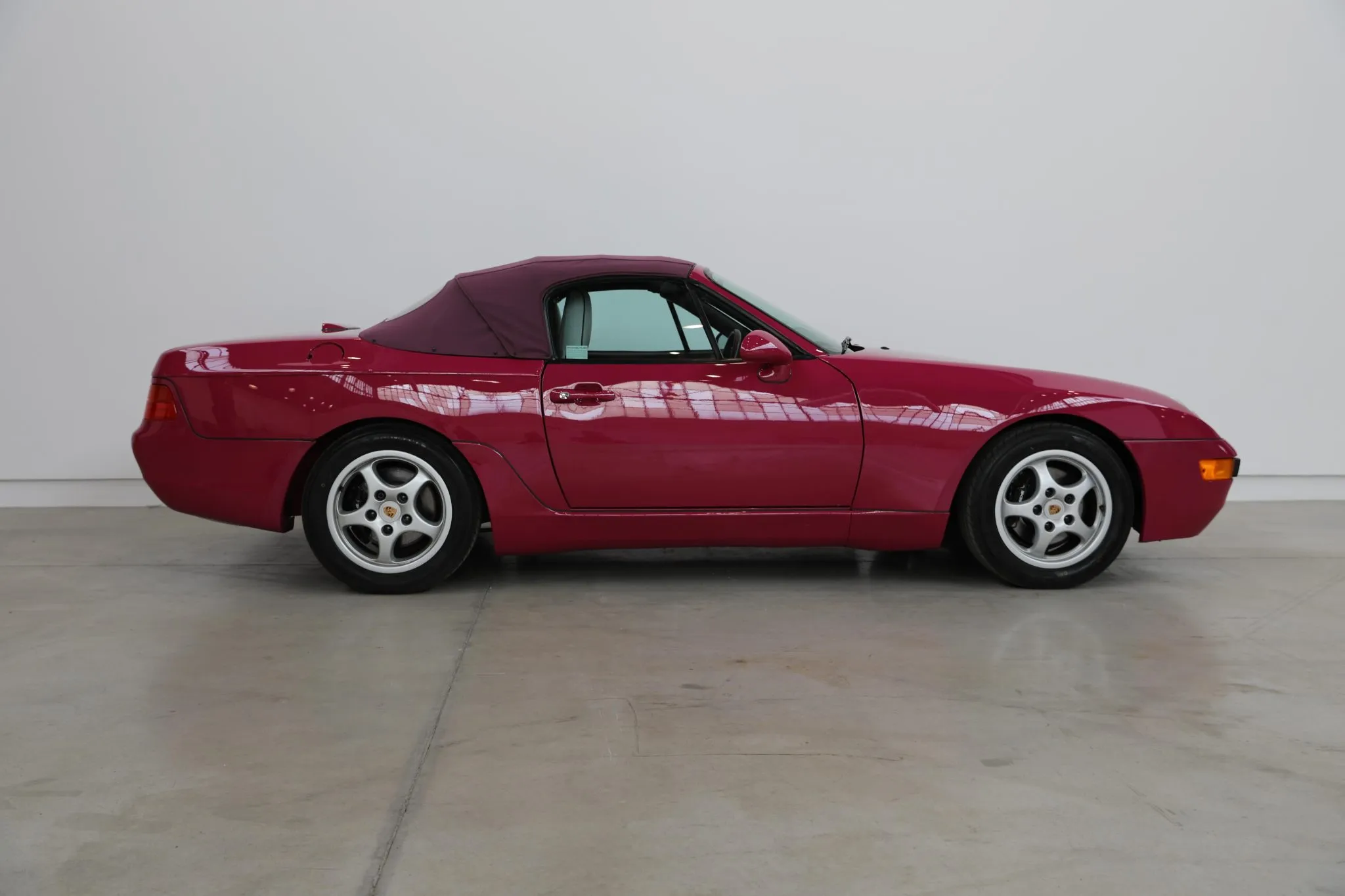 1992 Porsche 968 Cabriolet in Rubystone Red