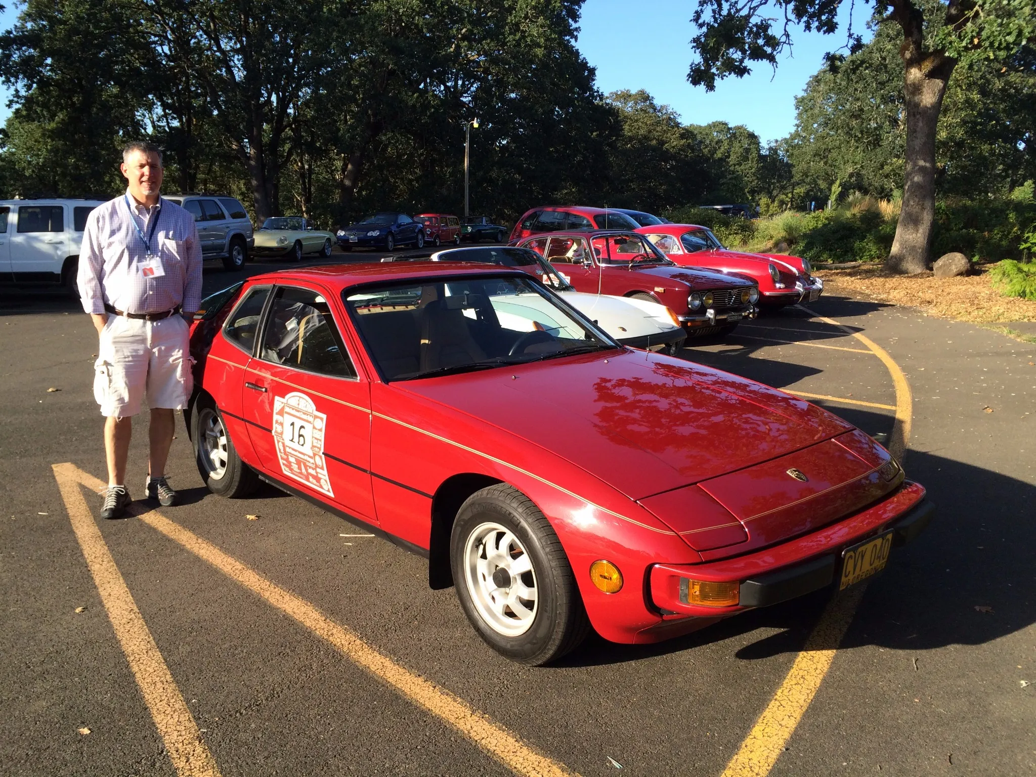 1978 Porsche 924 in Mars Red