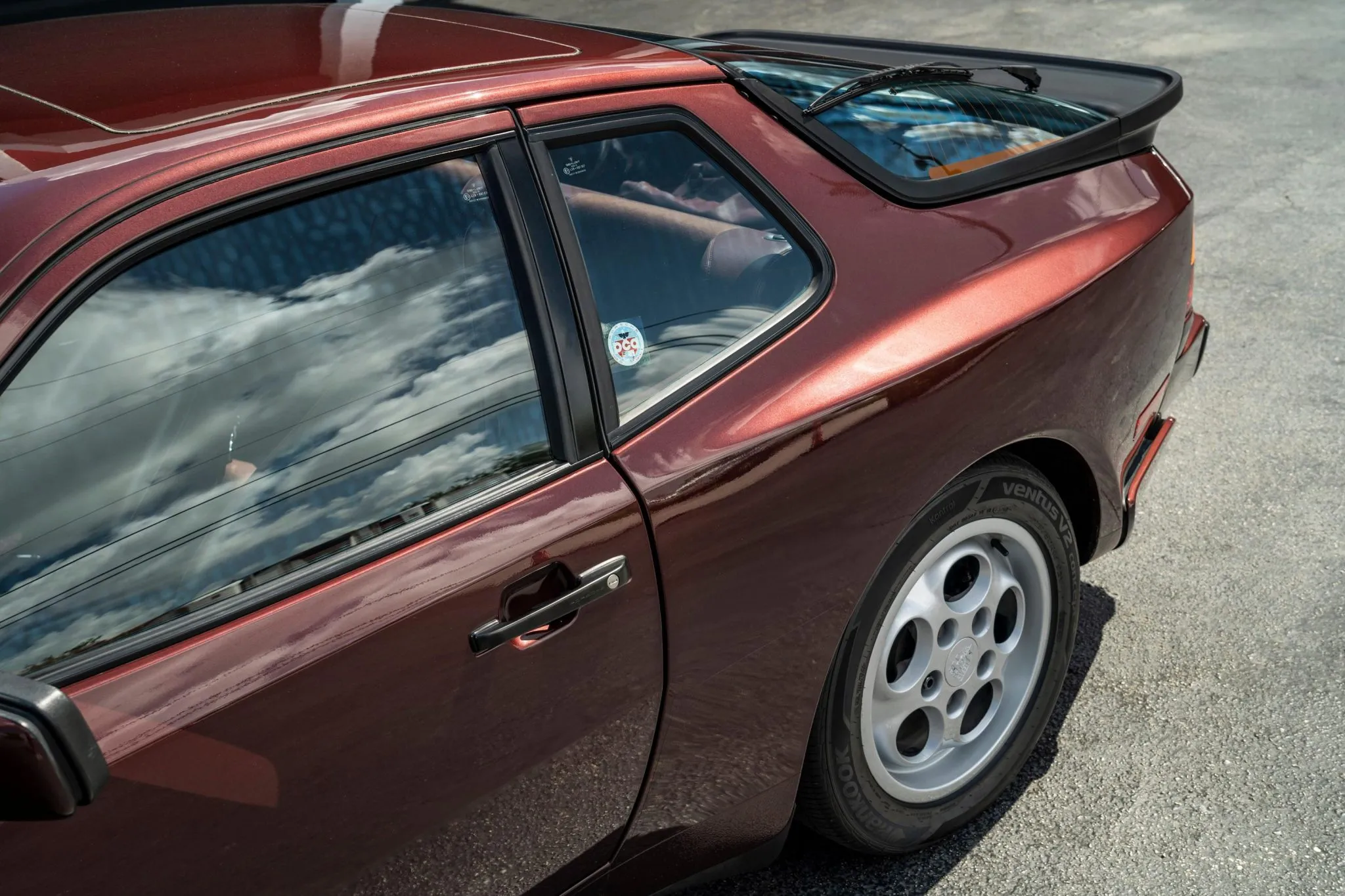 1987 Porsche 944 Turbo in Maraschino Red Metallic