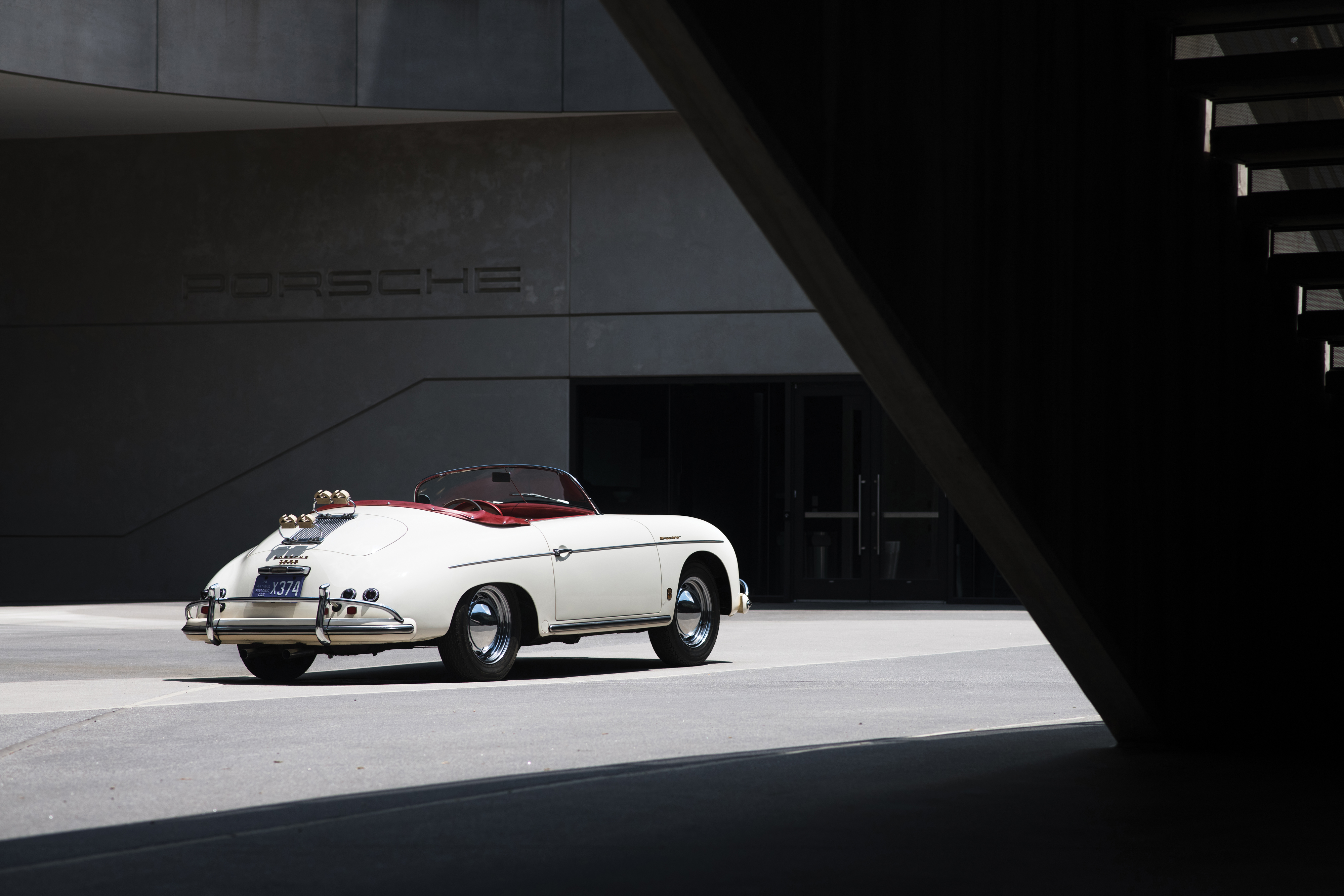 1956 Porsche 356 A 1600 Super Speedster by Reutter in Glacier White