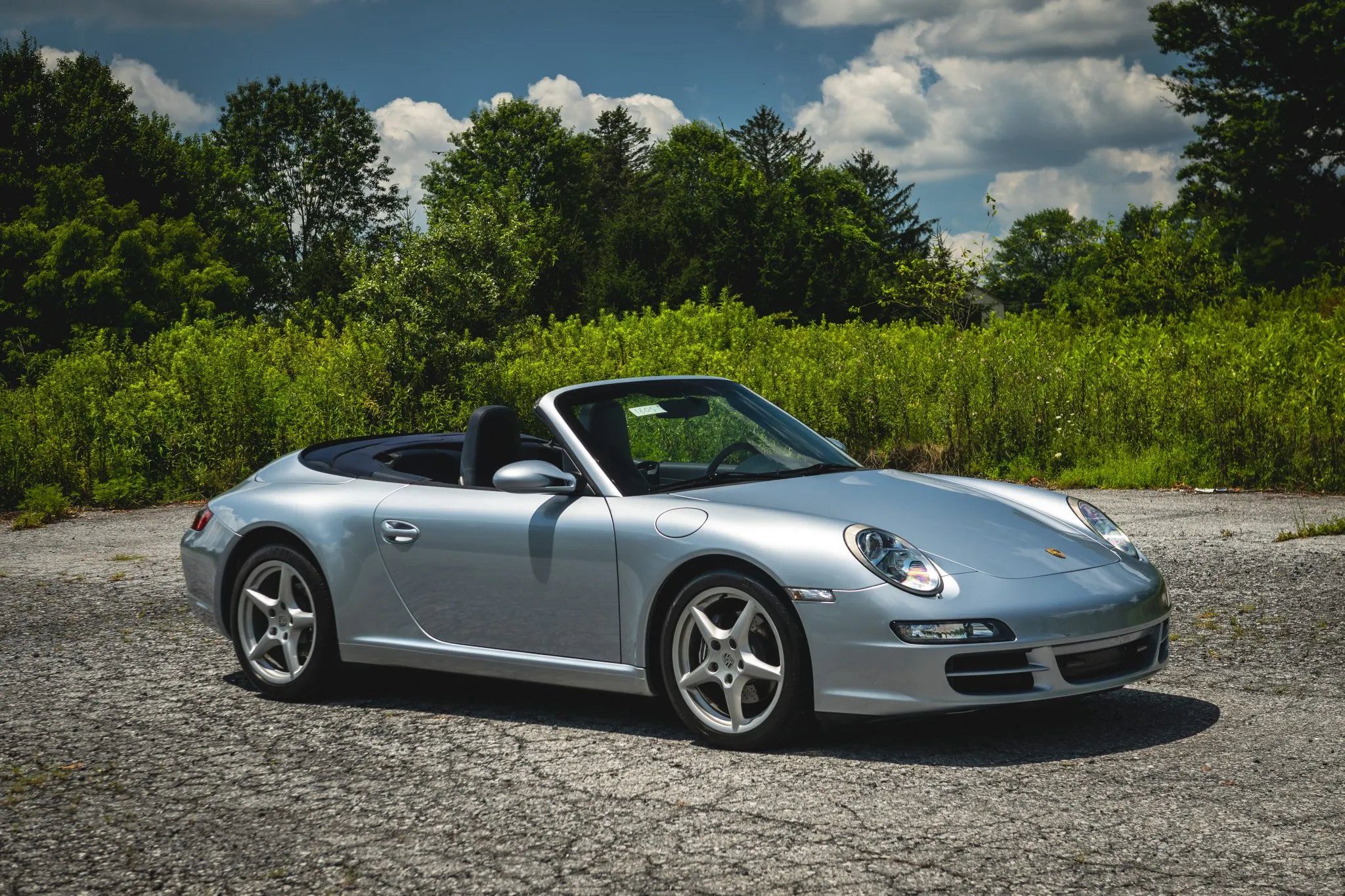 2005 Porsche 911 Carrera Cabriolet in Polar Silver Metallic