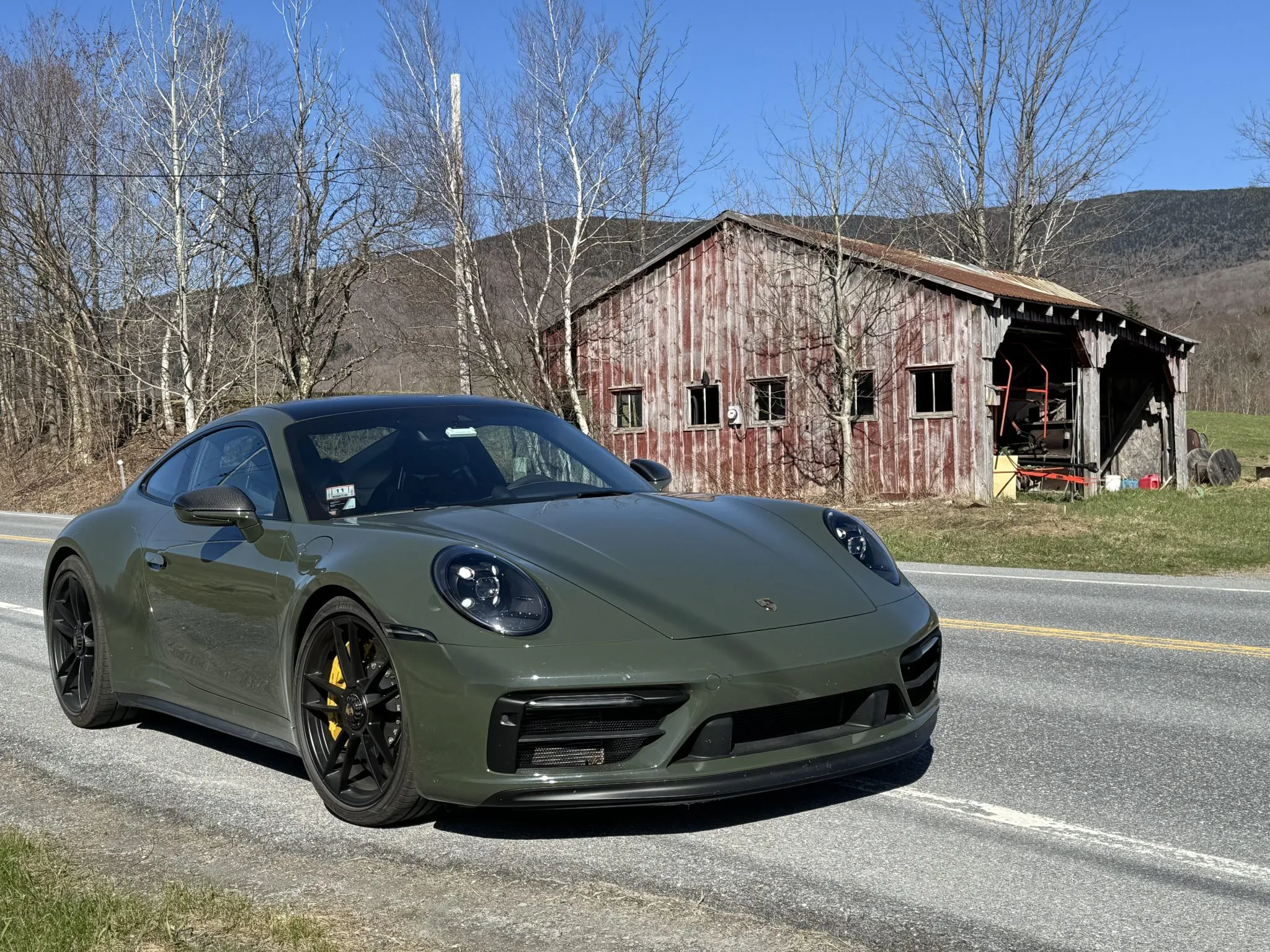 2022 Porsche 911 Carrera GTS Coupe in Black Olive