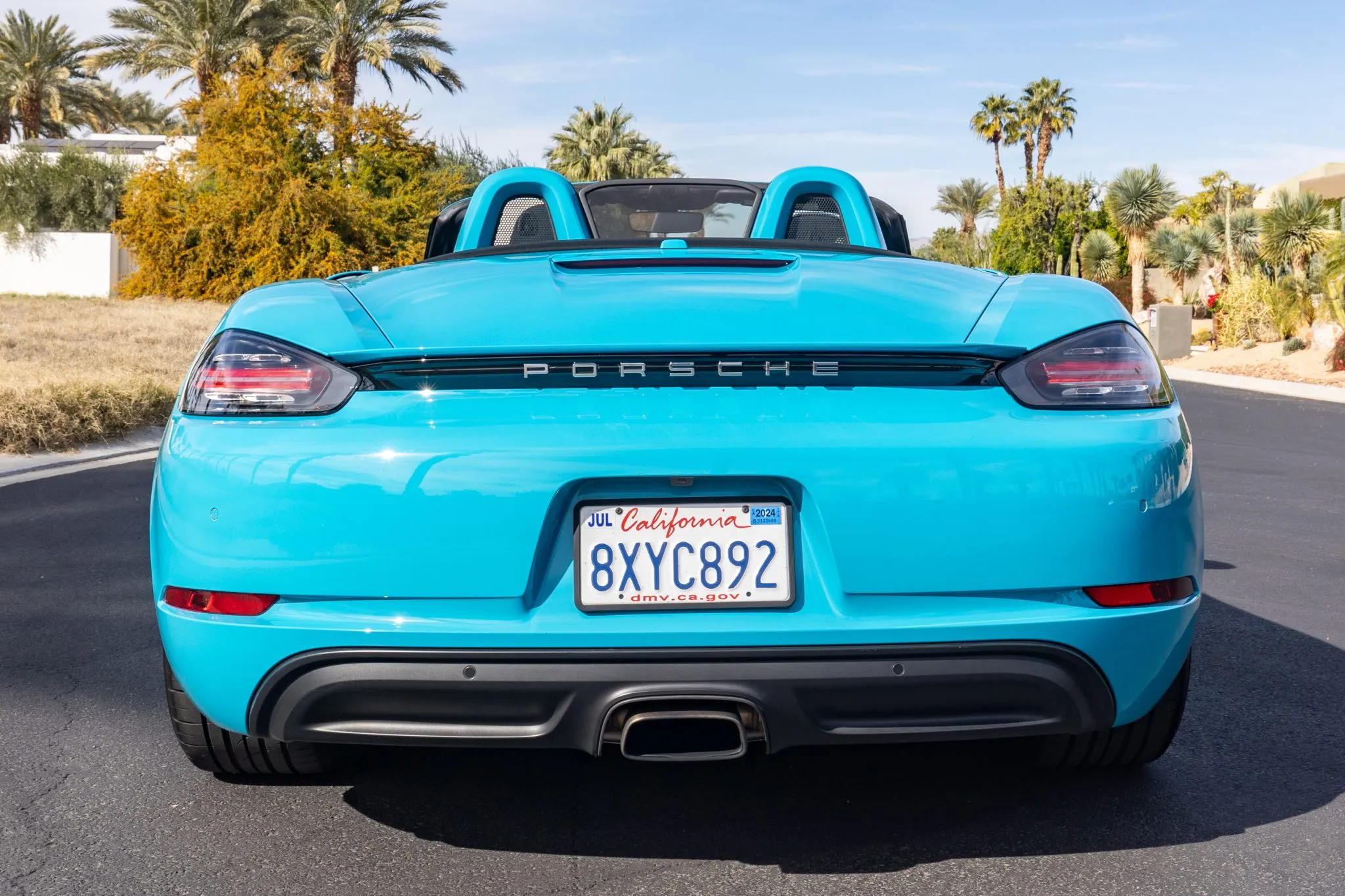 2018 Porsche 718 Boxster in Miami Blue