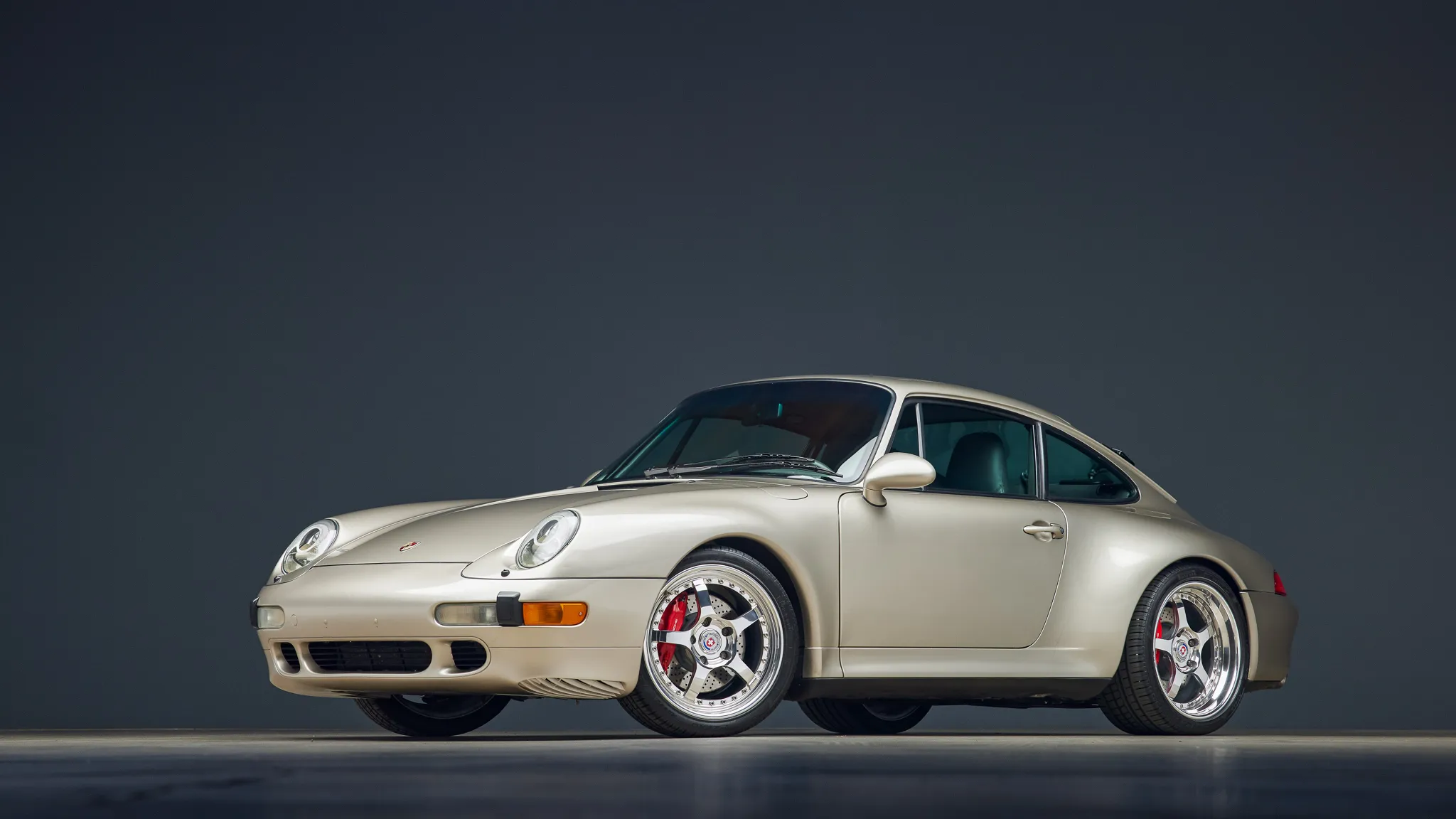 1997 Porsche 911 Carrera 4S in Linen Grey Metallic 