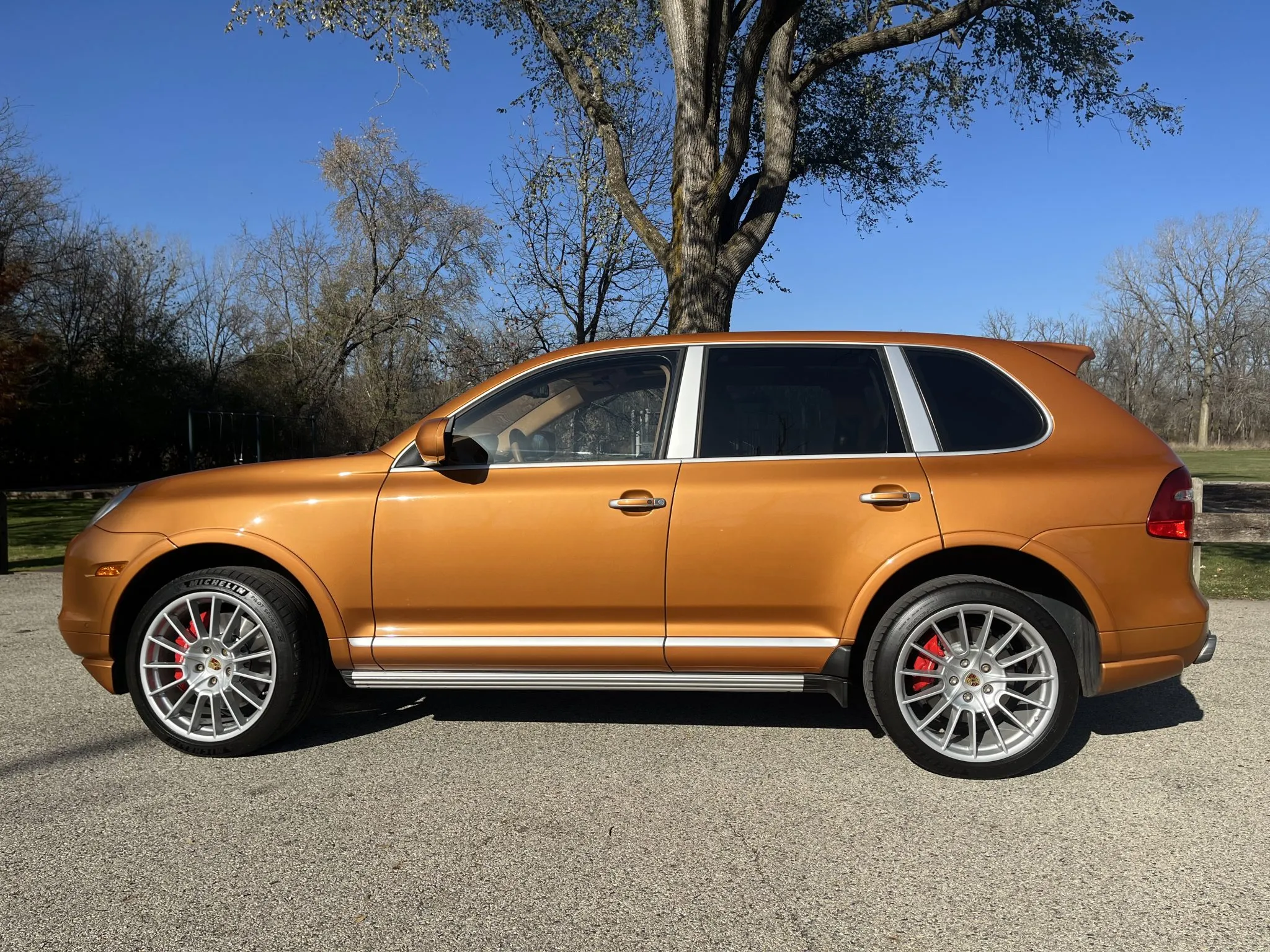 2009 Porsche Cayenne Turbo S in Nordic Gold Metallic