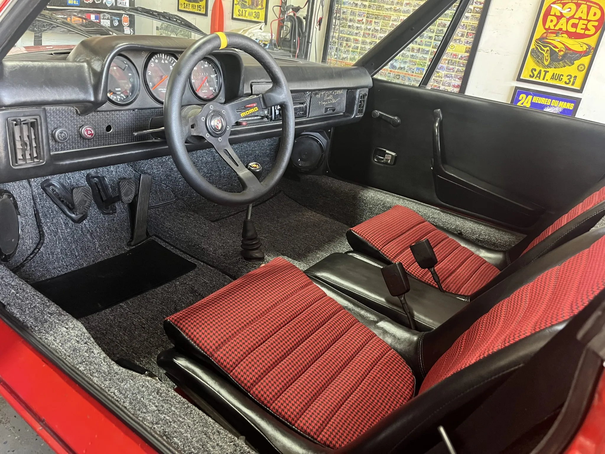 1975 Porsche 914 2.0 in Scarlet Red