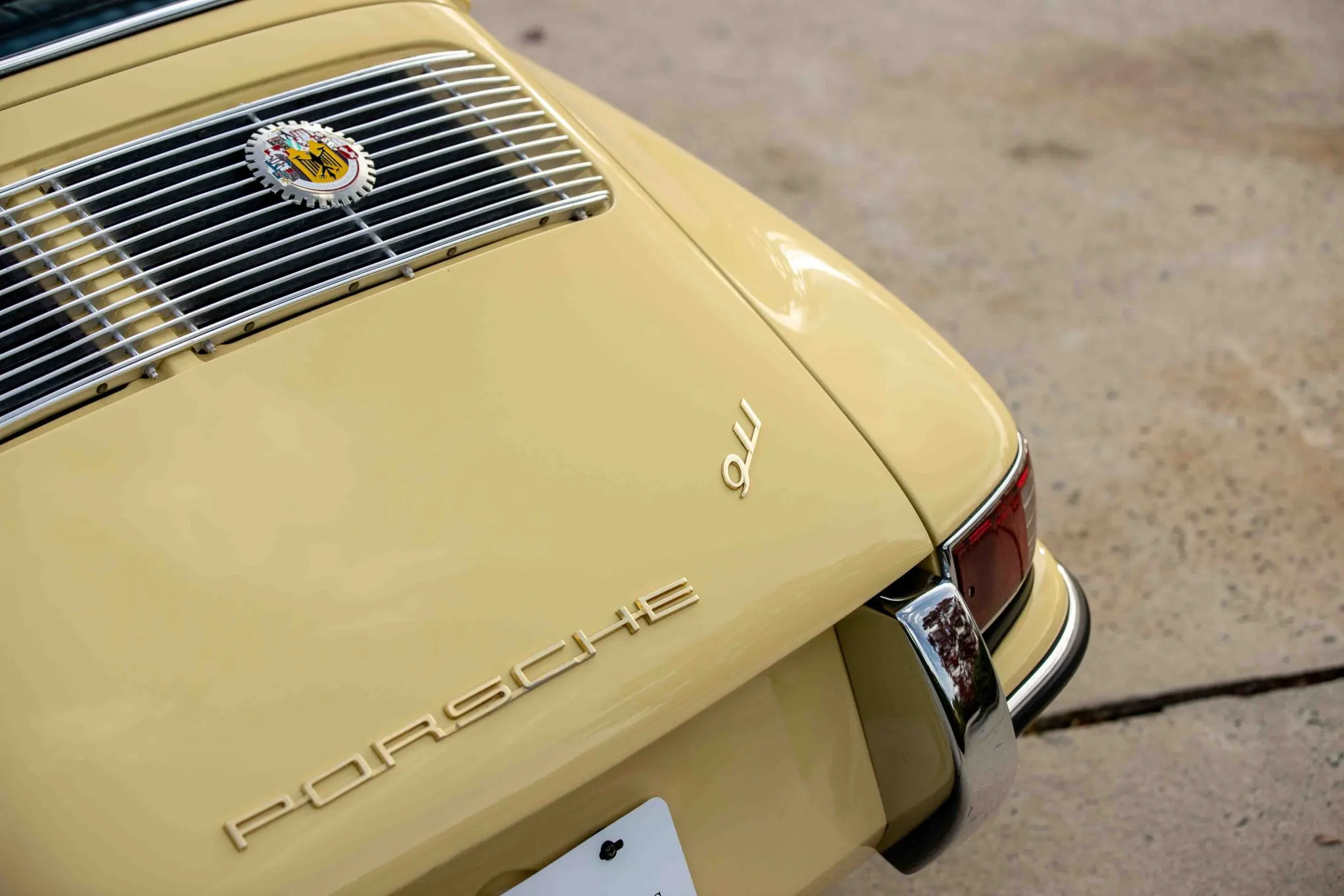 1966 Porsche 911 Coupe in Champagne Yellow