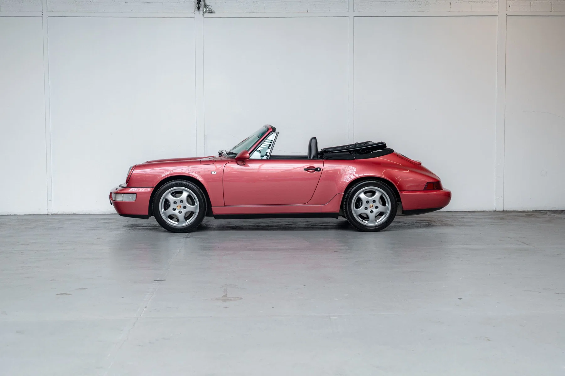 1993 Porsche 911 Carrera 2 Cabriolet in Raspberry Metallic