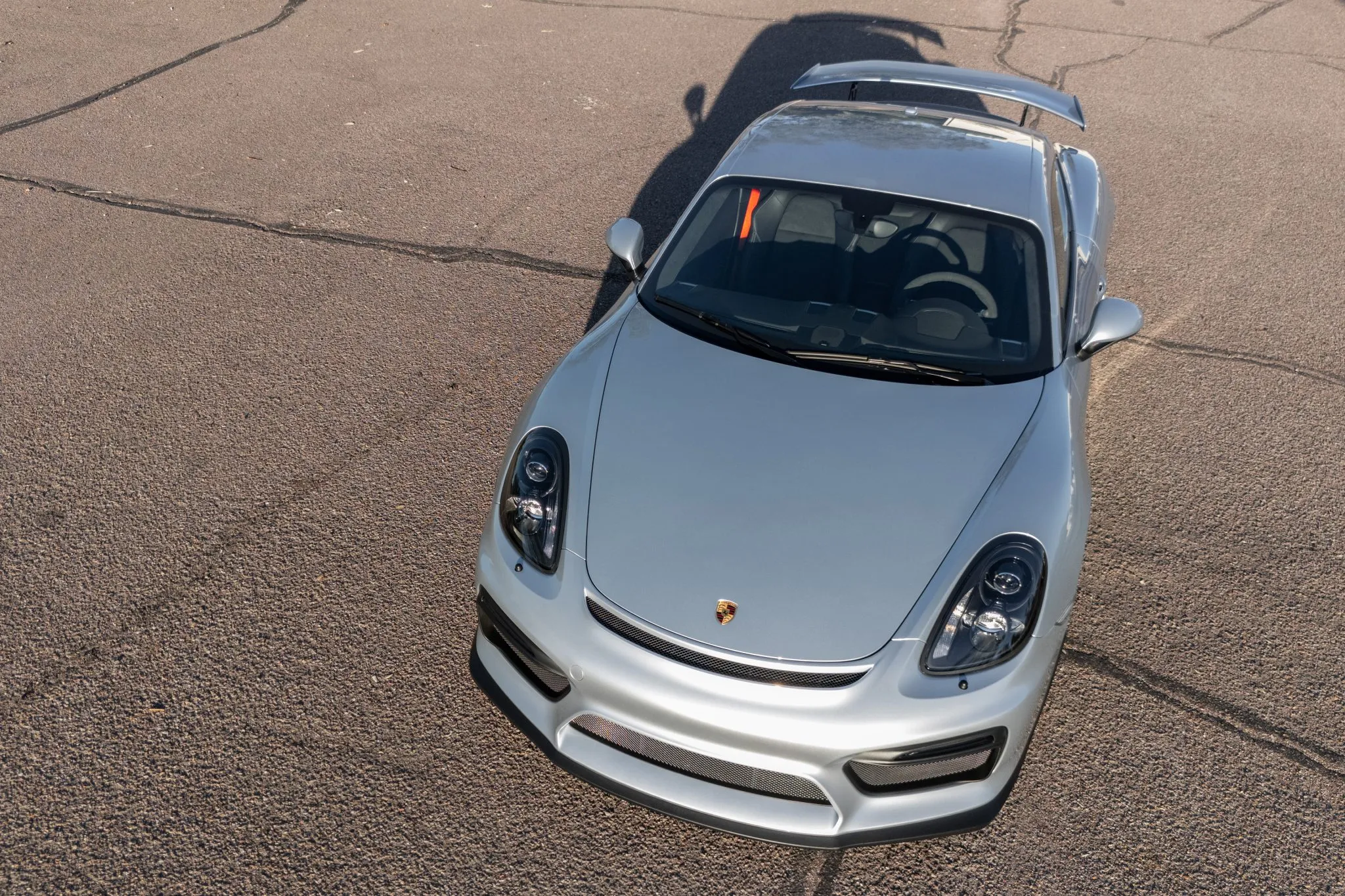 2016 Porsche Cayman GT4 in Rhodium Silver Metallic