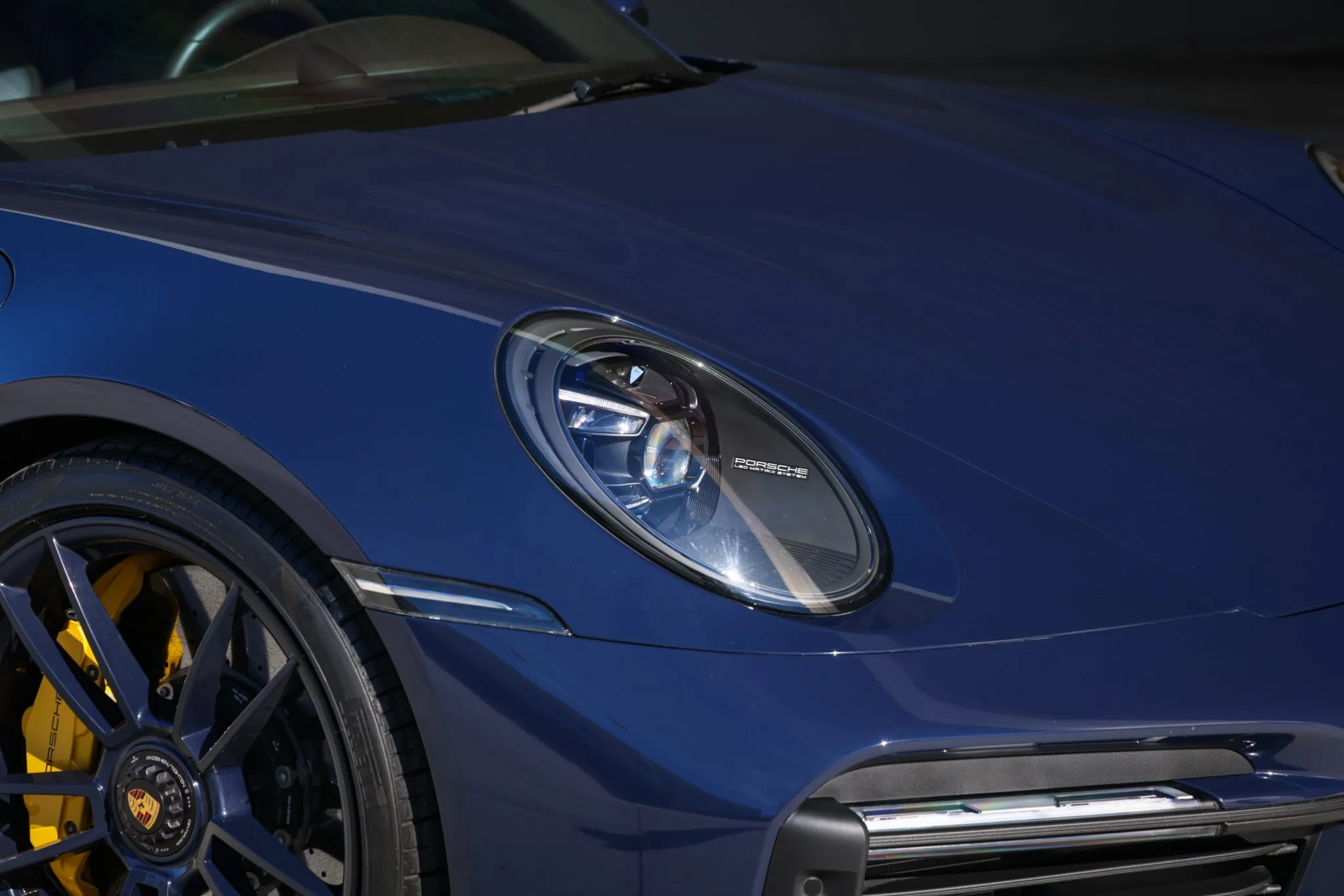 2022 Porsche 911 Turbo S Coupe in Dark Sea Blue