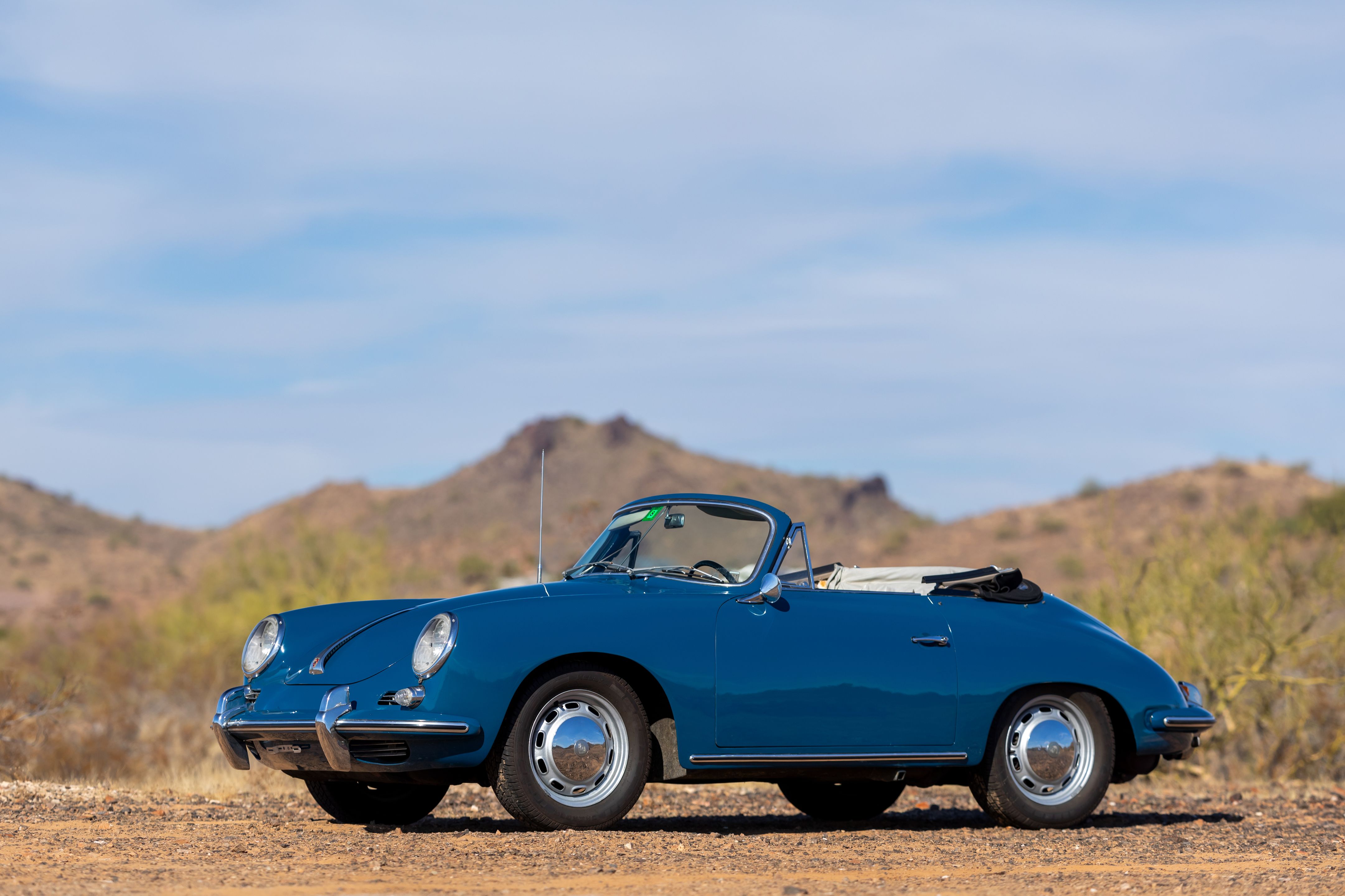 1964 Porsche 356C 1600 Cabriolet Coachwork by Reutter  in Bali Blue