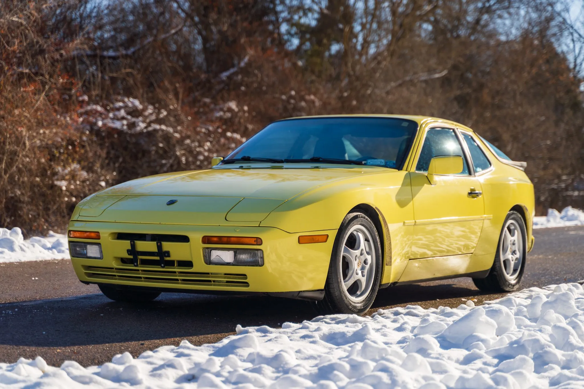 1987 Porsche 944 Turbo in Lemon Yellow