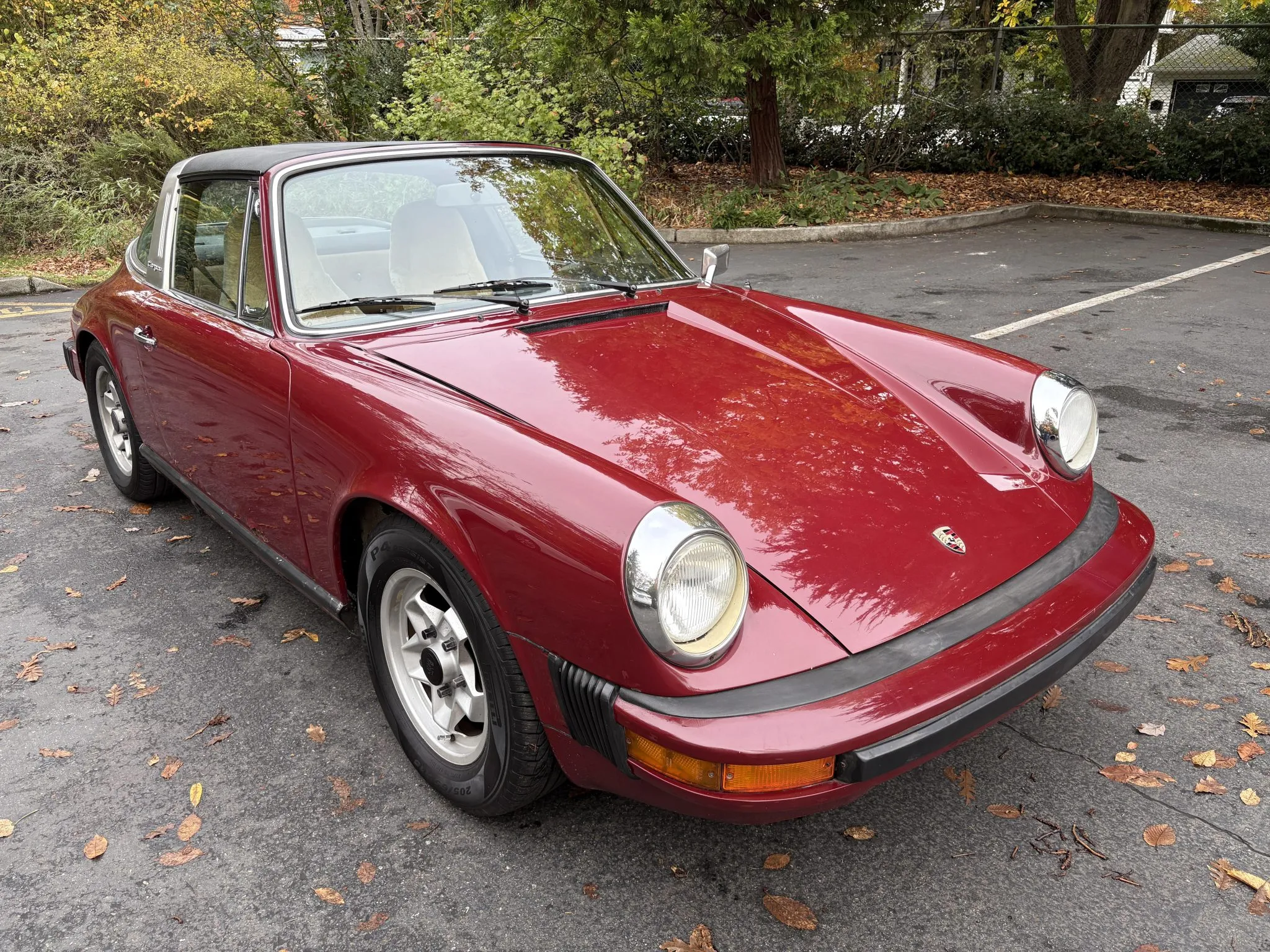 1974 Porsche 911 Targa in Brocade Red
