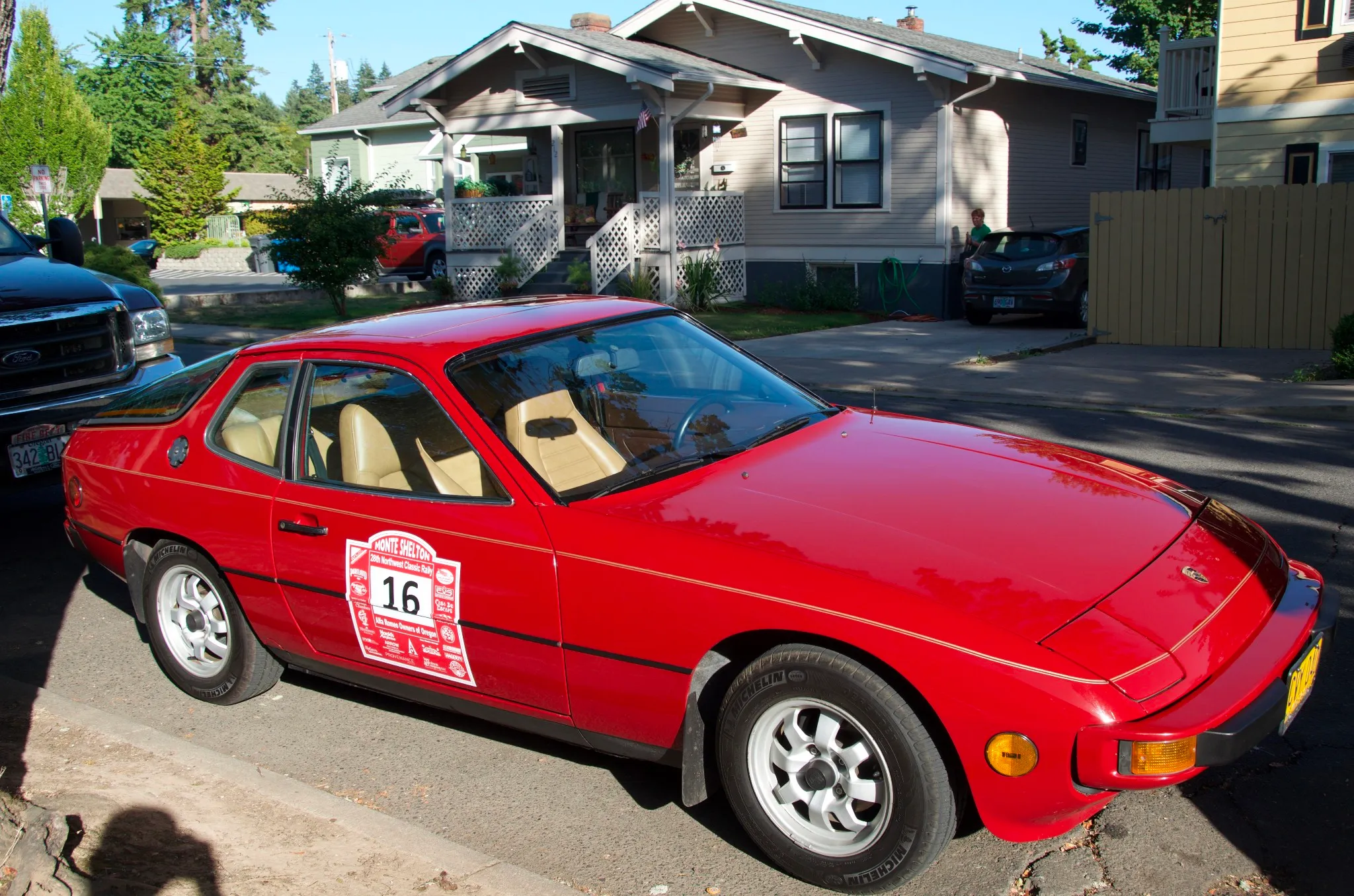 1978 Porsche 924 in Mars Red
