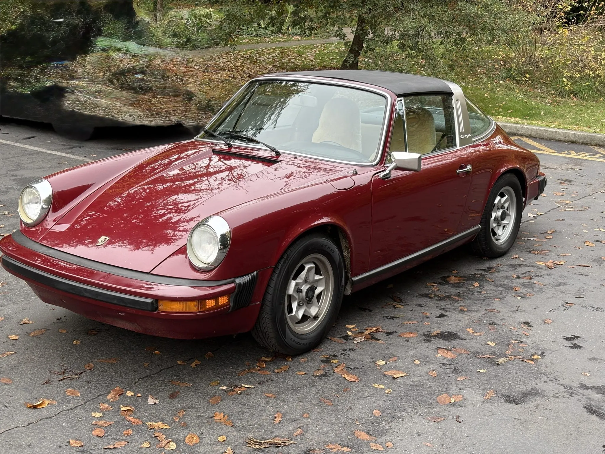 1974 Porsche 911 Targa in Brocade Red