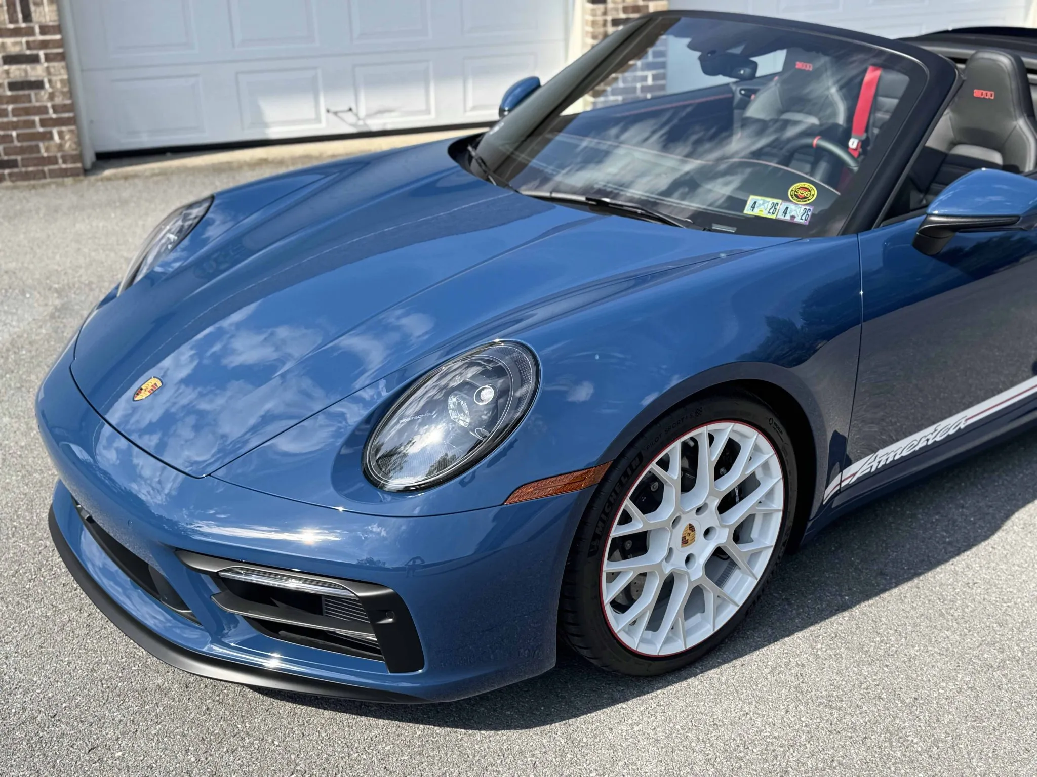 2023 Porsche 911 Carrera GTS Cabriolet America Edition in Azure Blue