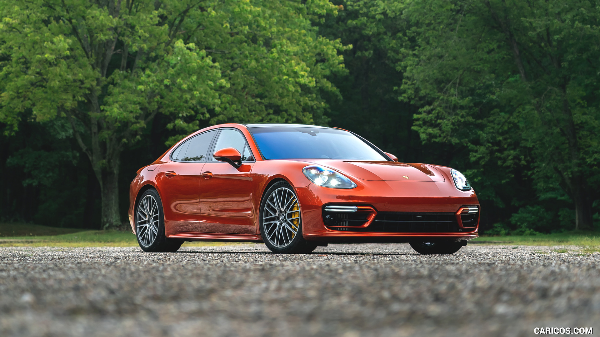 2021 Porsche Panamera Turbo S in Papaya Metallic