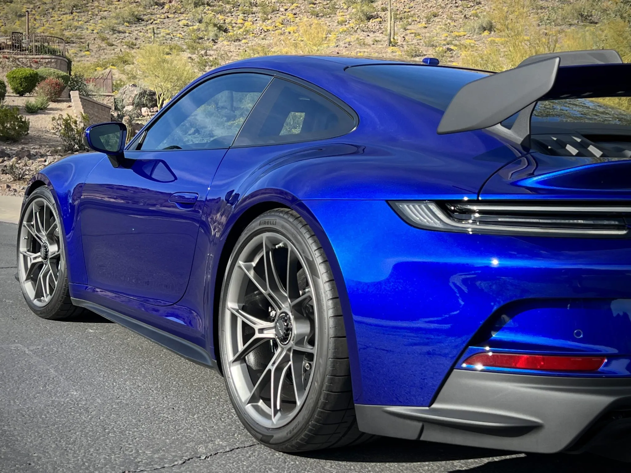 2022 Porsche 911 GT3 in San Marino Blue