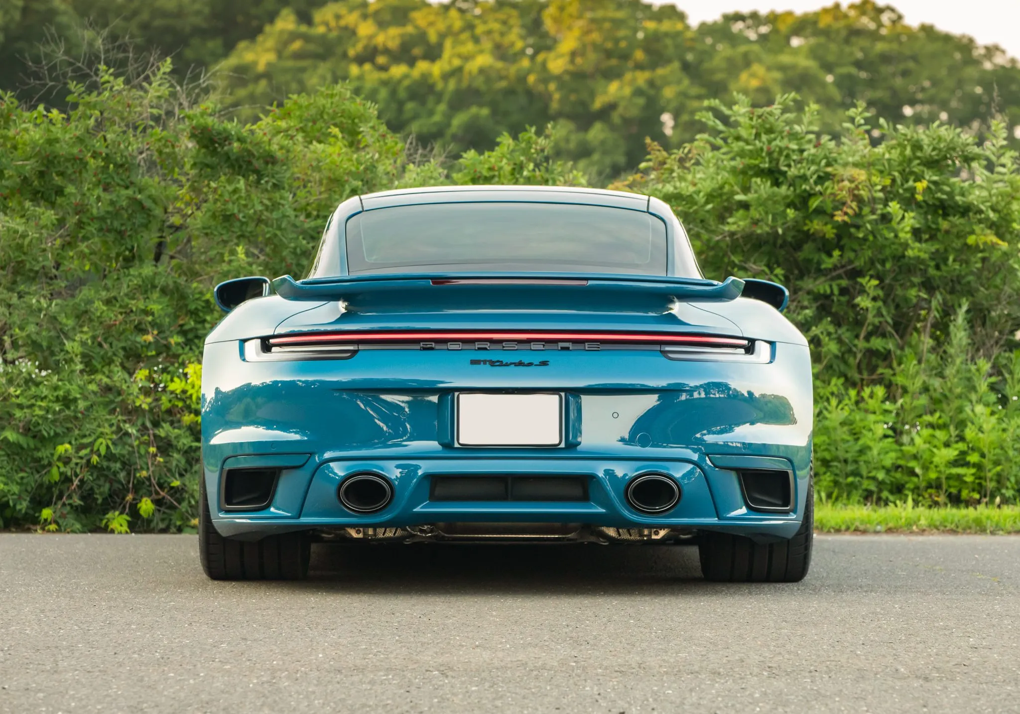 2022 Porsche 911 Turbo S Coupe in Oslo Blue