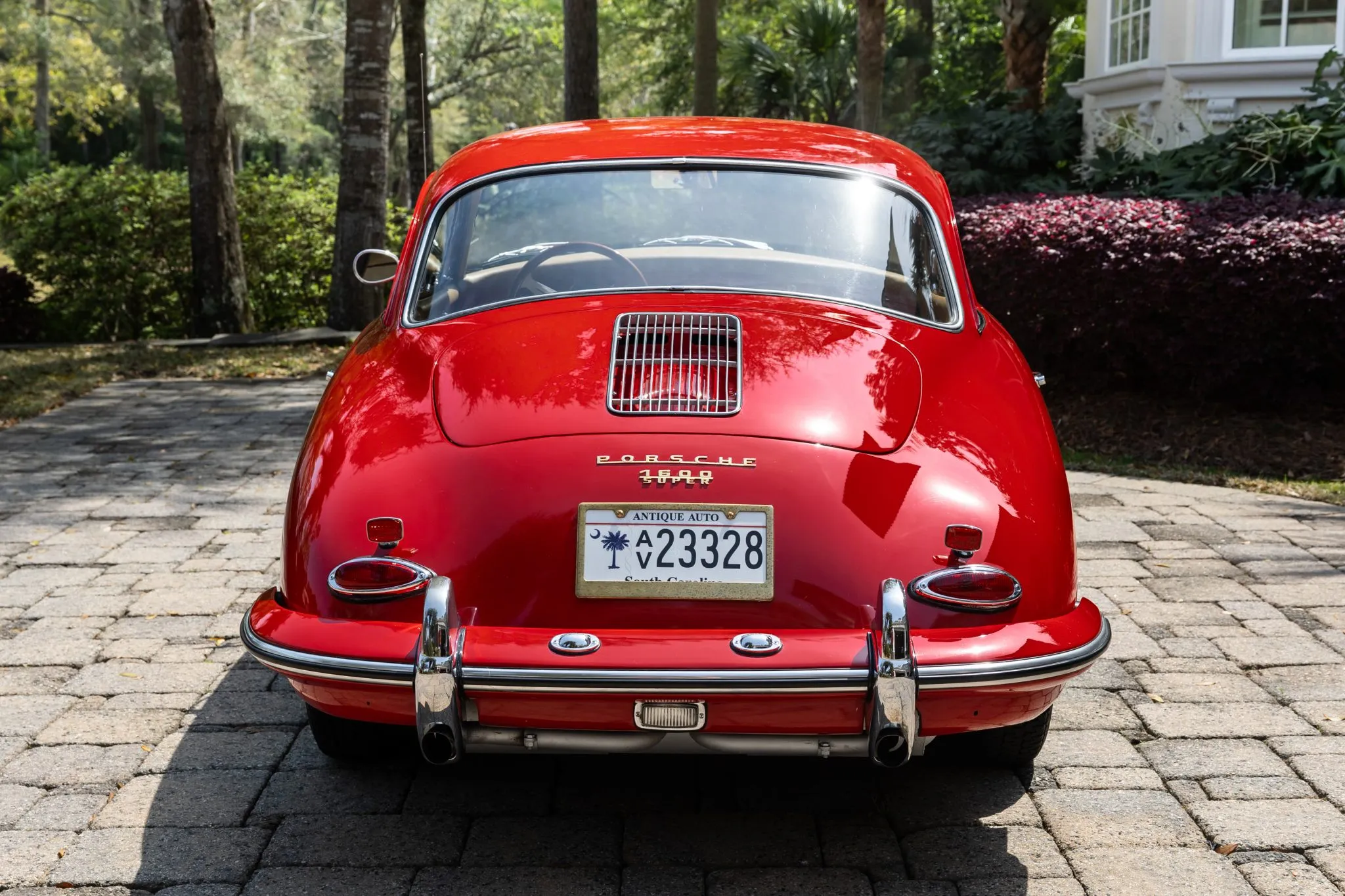 1961 Porsche 356B Karmann Notchback in Ruby Red