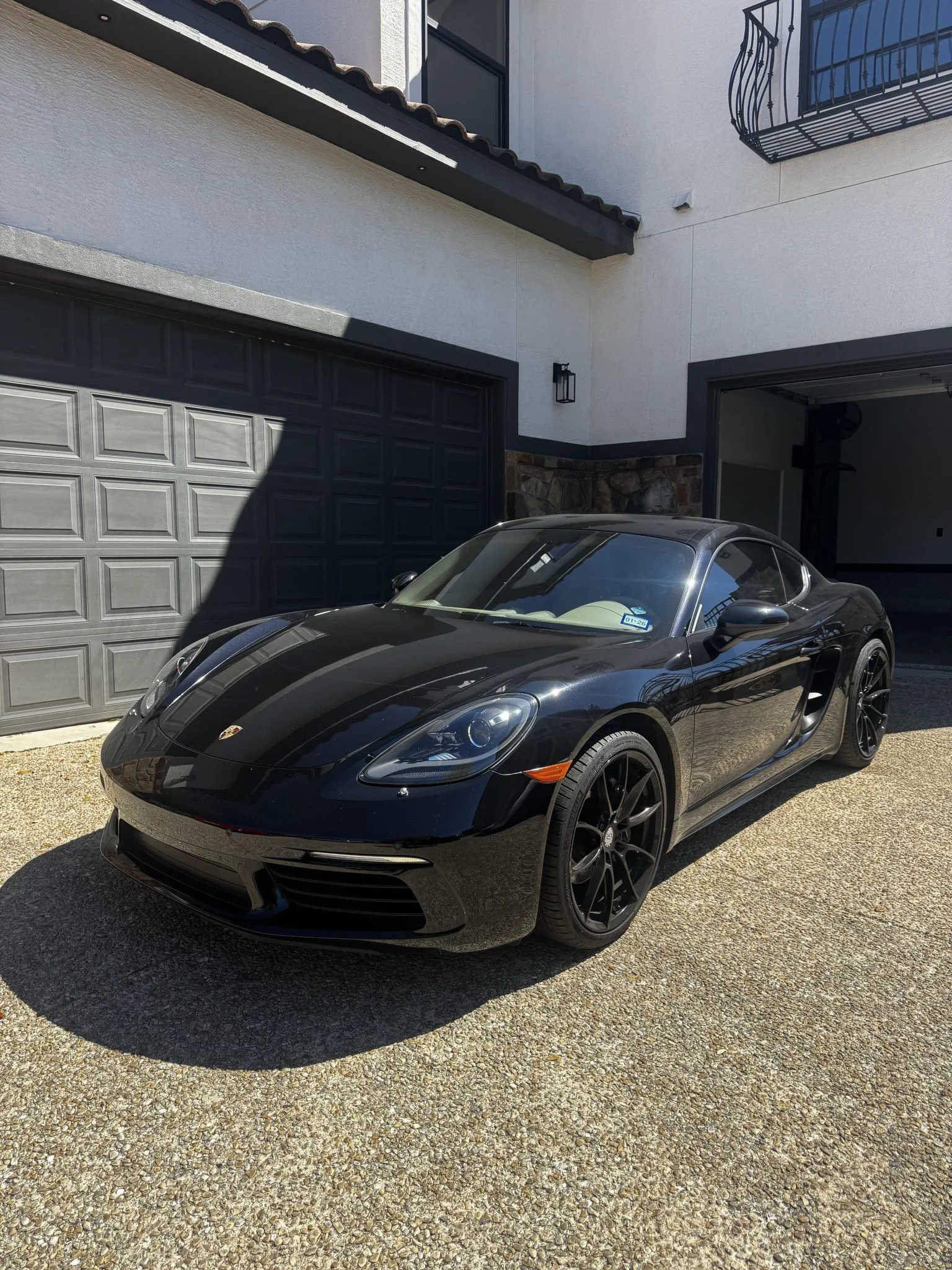 2017 Porsche 718 Cayman in Jet Black Metallic