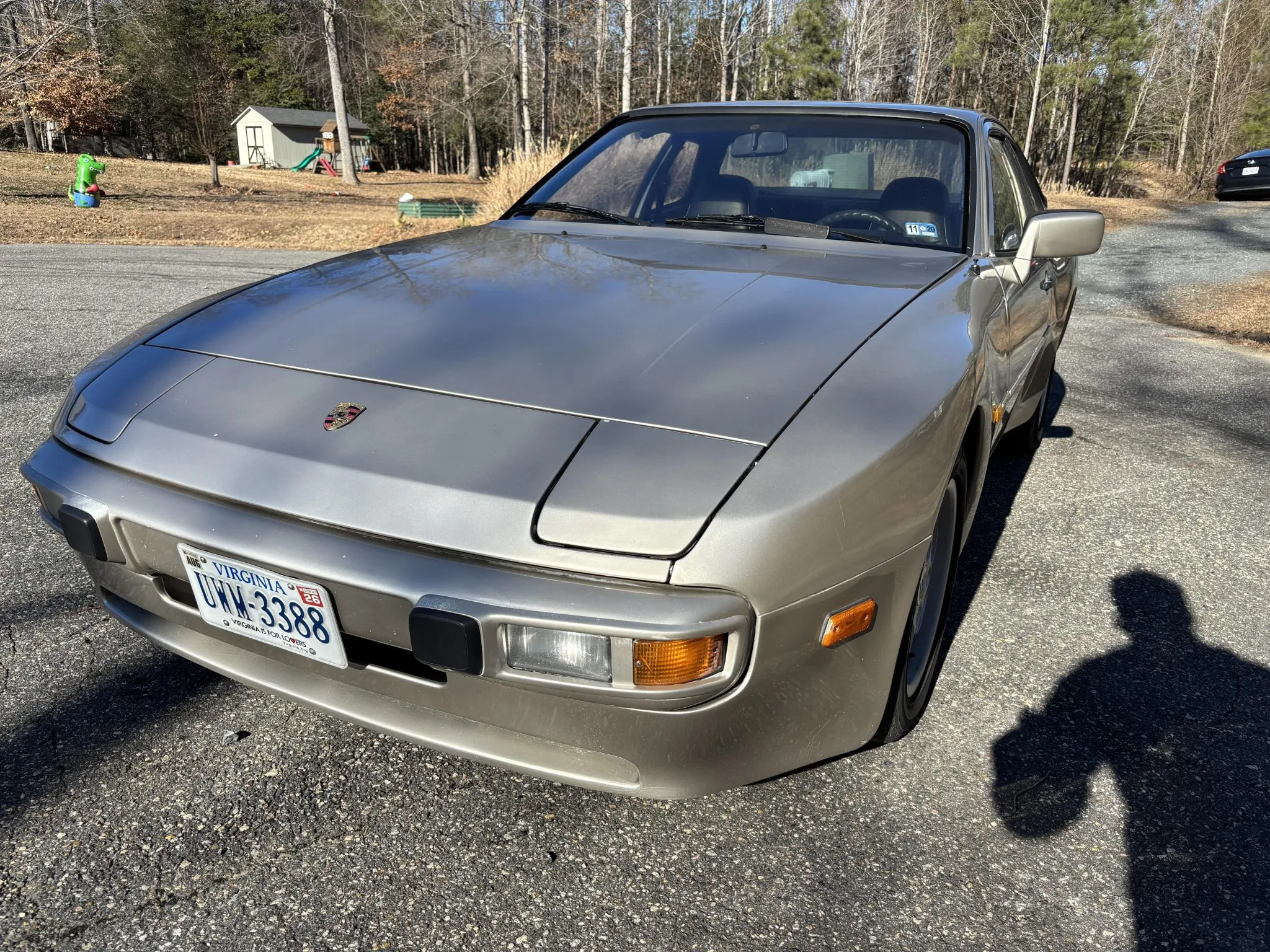Euro 1984 Porsche 944 In Zermatt Silver Metallic