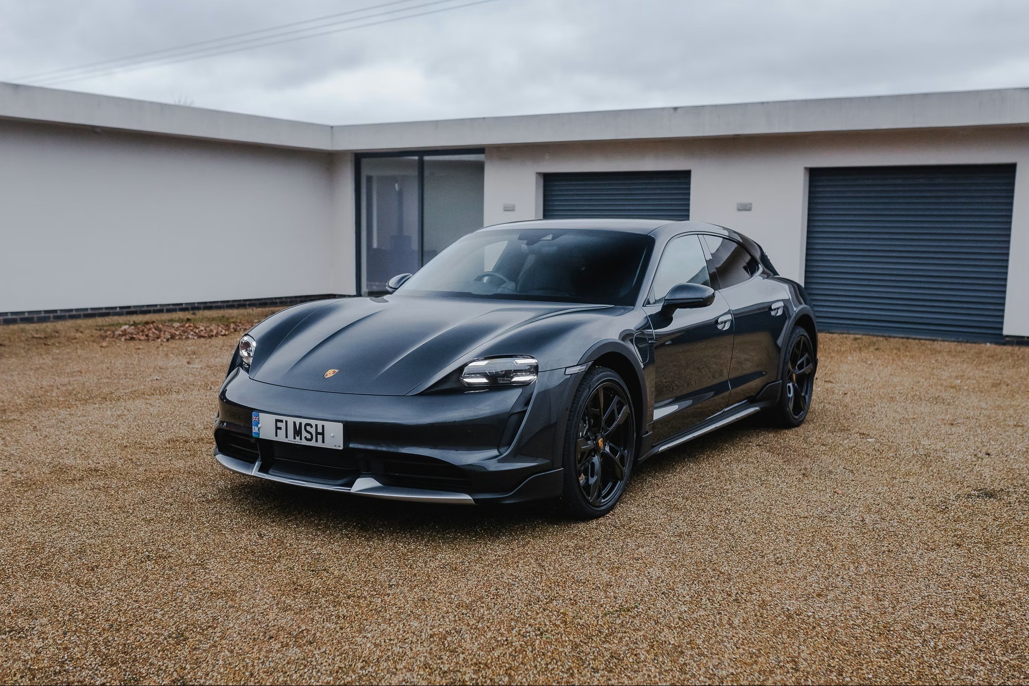 2021 Porsche Taycan Turbo Cross Turismo in Volcano Grey Metallic