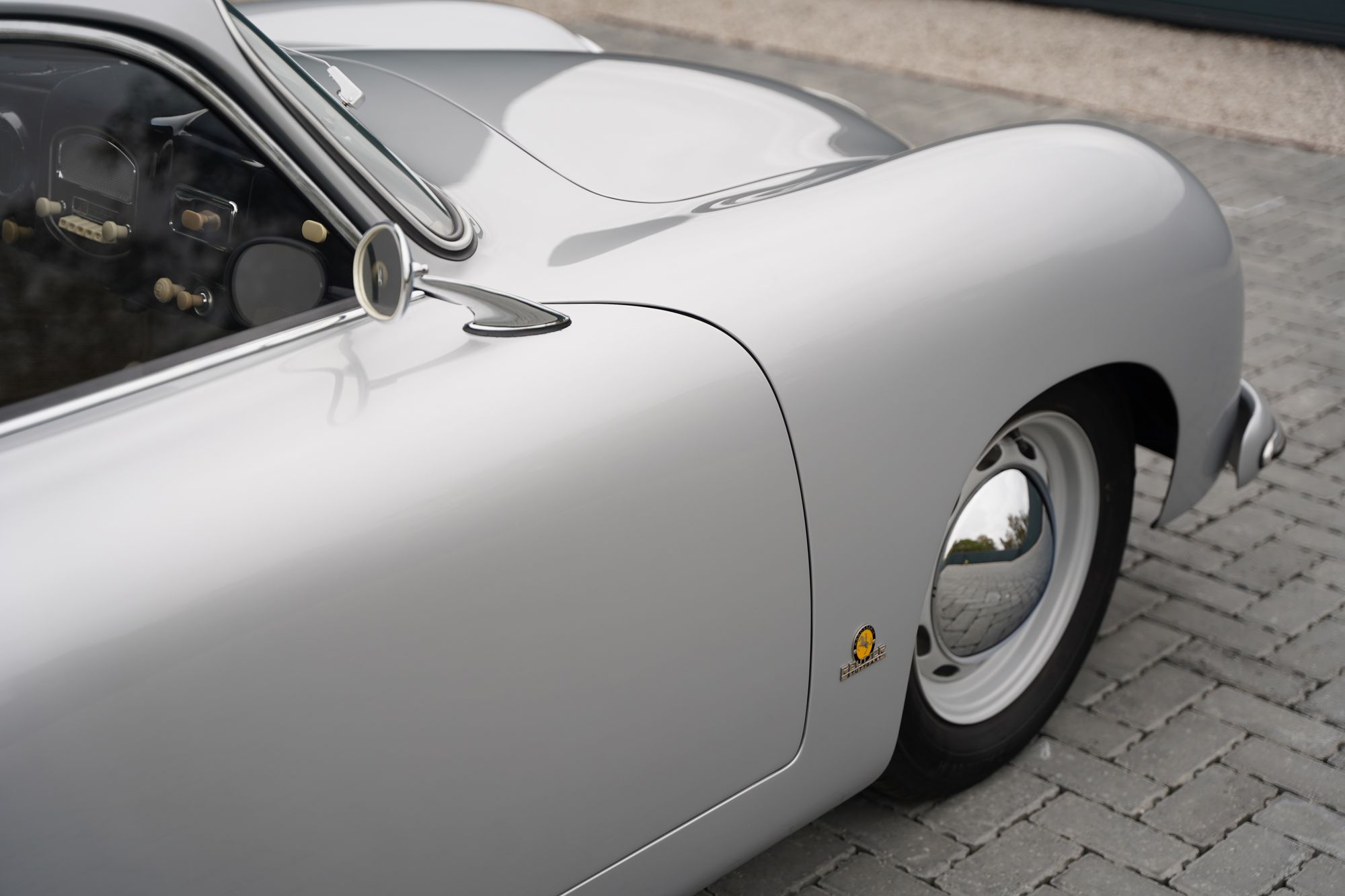 1953 Porsche 356 Pre-A 1500 Super in Fish Silver Grey